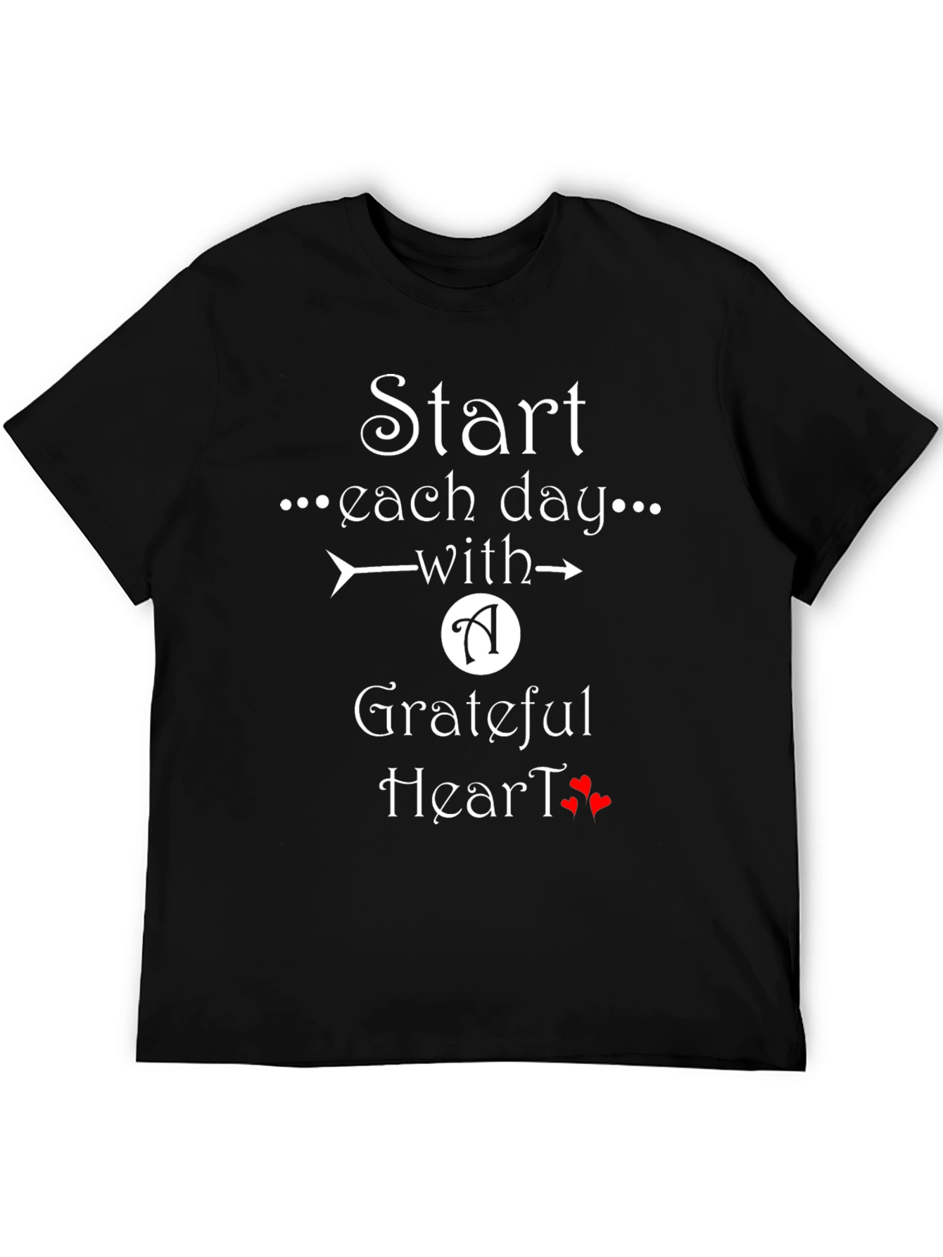 Grateful Heart Graphic T-Shirt - Everyday Inspiration - 5