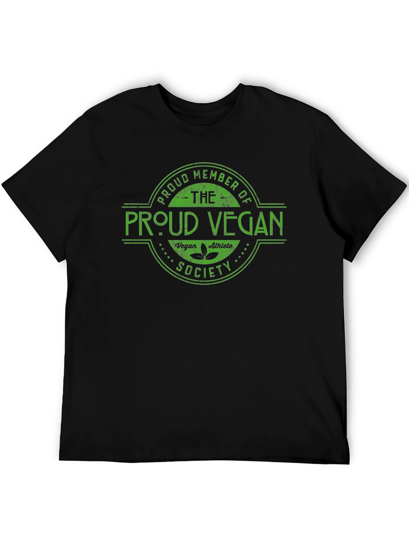 Black Proud Vegan Society T-Shirt view 5