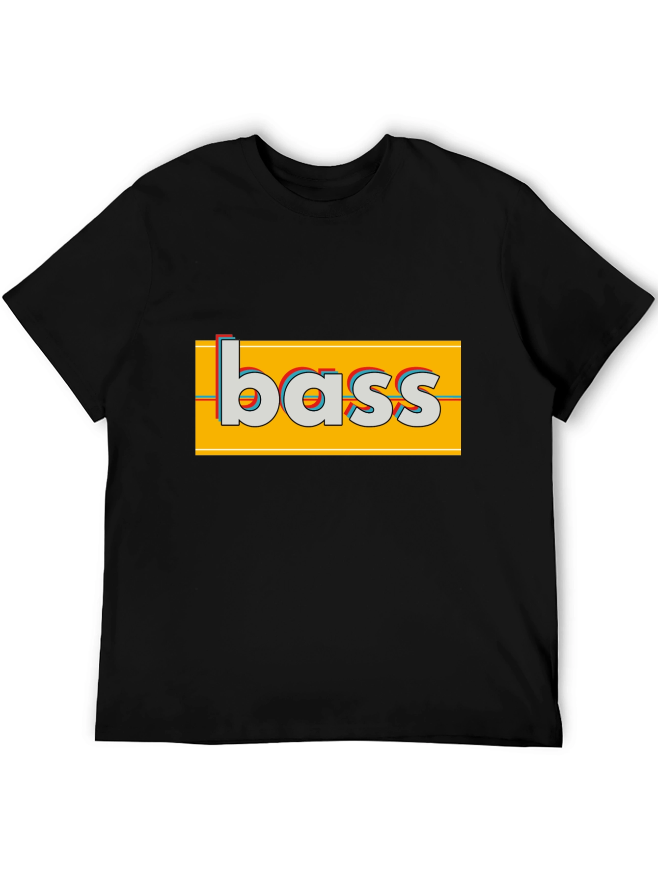 Black Bass Graphic T-Shirt - Retro Style view 5