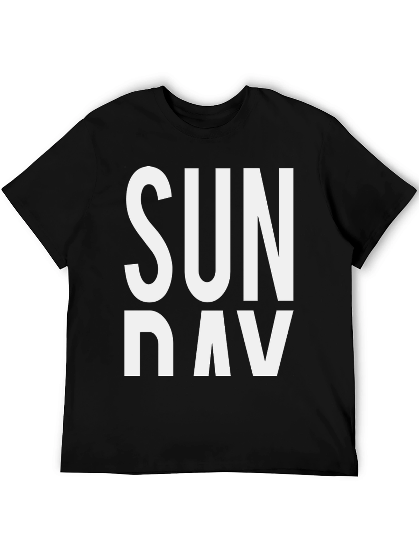 Black Sunday Graphic Print Crew Neck T-Shirt view 5
