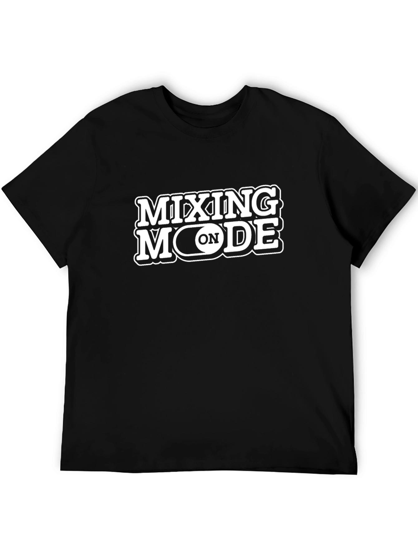 Black Mixing Mode ON Black T-Shirt view 5