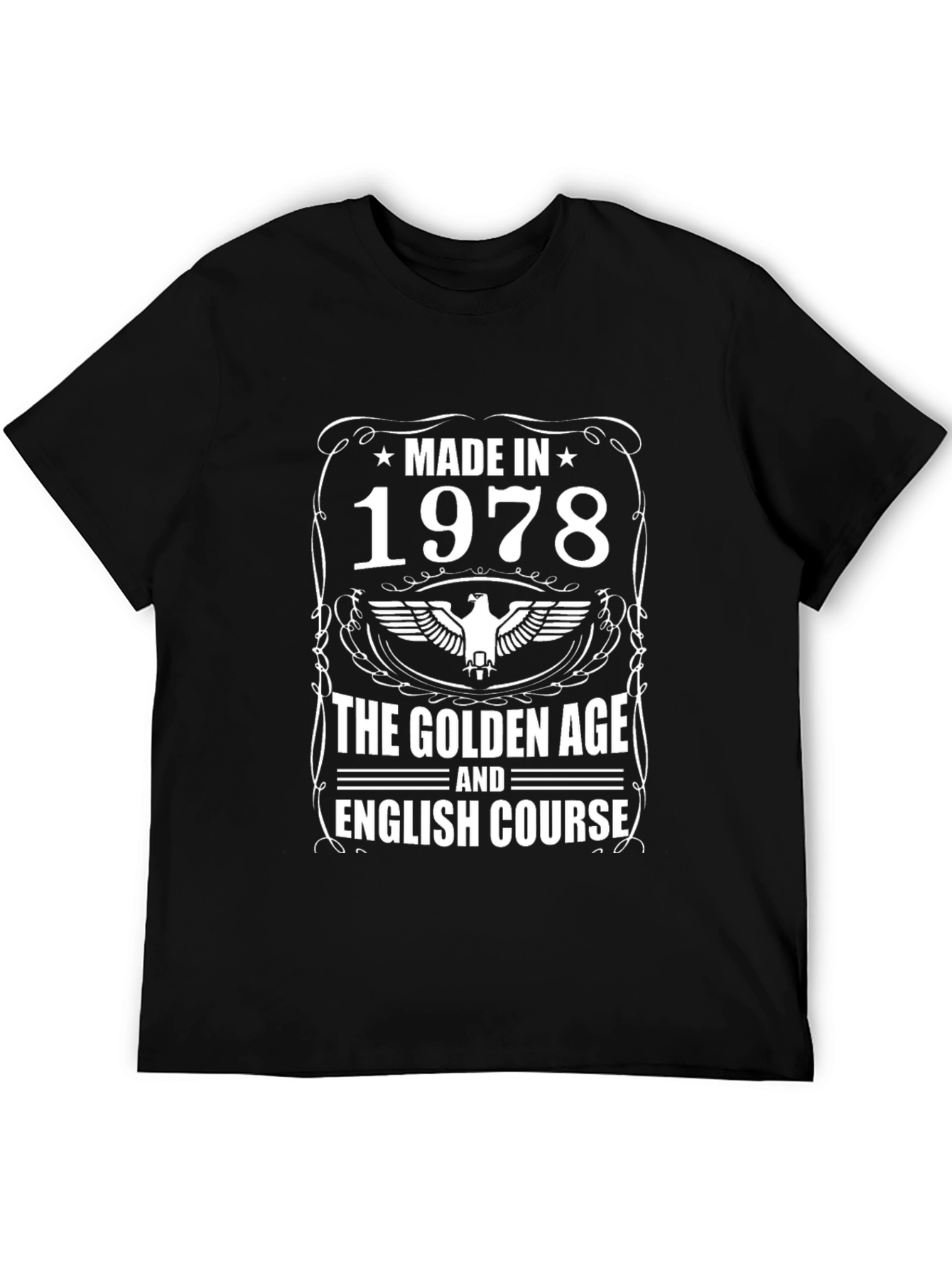 Black Made in 1978 T-Shirt - Golden Age view 5