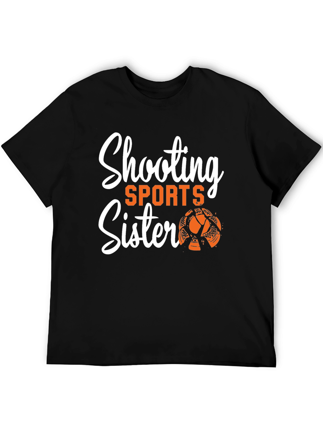 Black Shooting Sports Sister Graphic Tee view 5