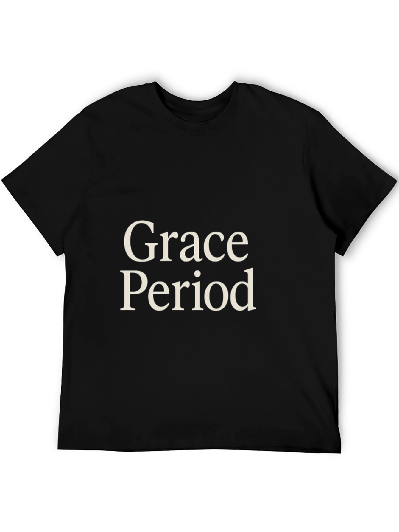 Black Grace Period Graphic Tee - Soft Cotton Blend view 5