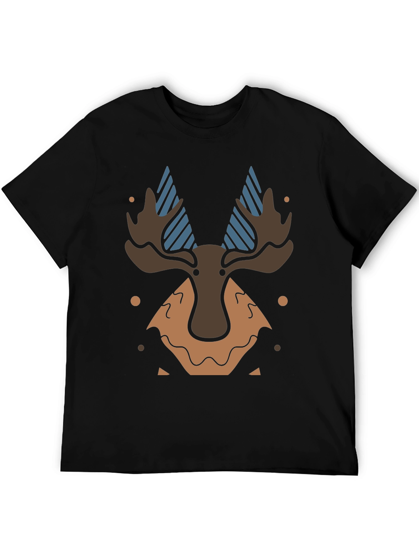 Black Moose Graphic Tee - Unique Design view 5