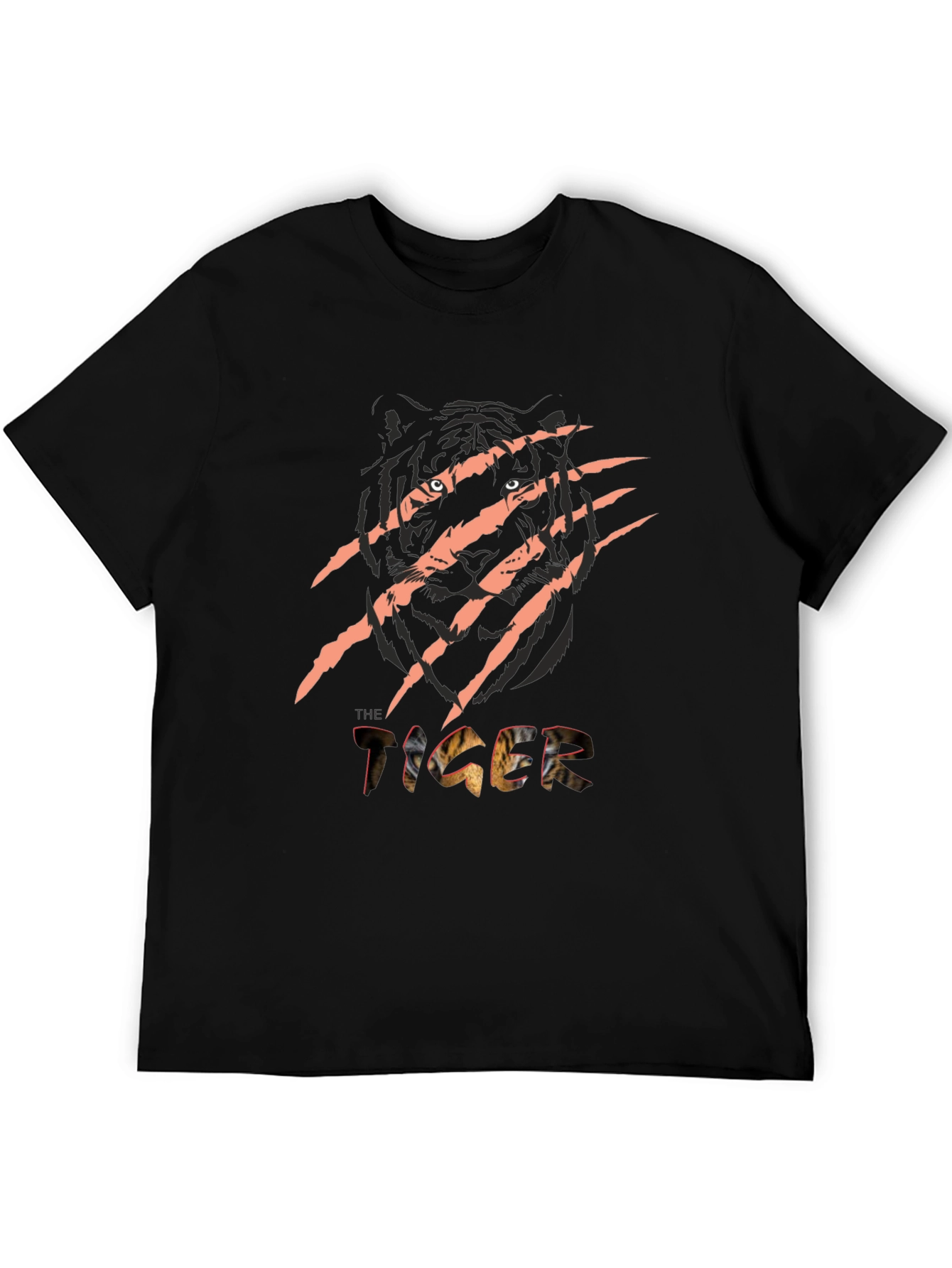 Black The Tiger Graphic Tee - Fierce Style view 5