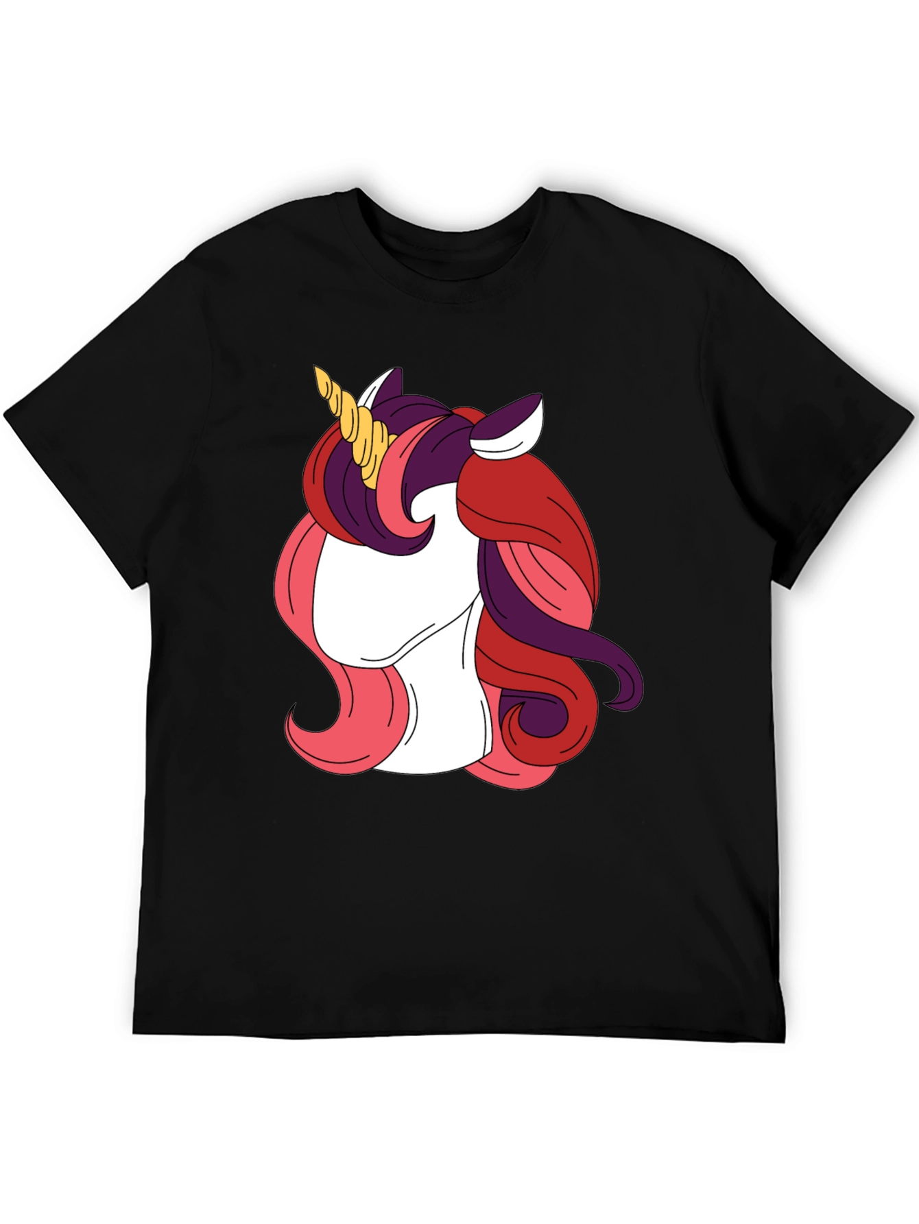 Black Unicorn Graphic Tee - Black T-Shirt view 5