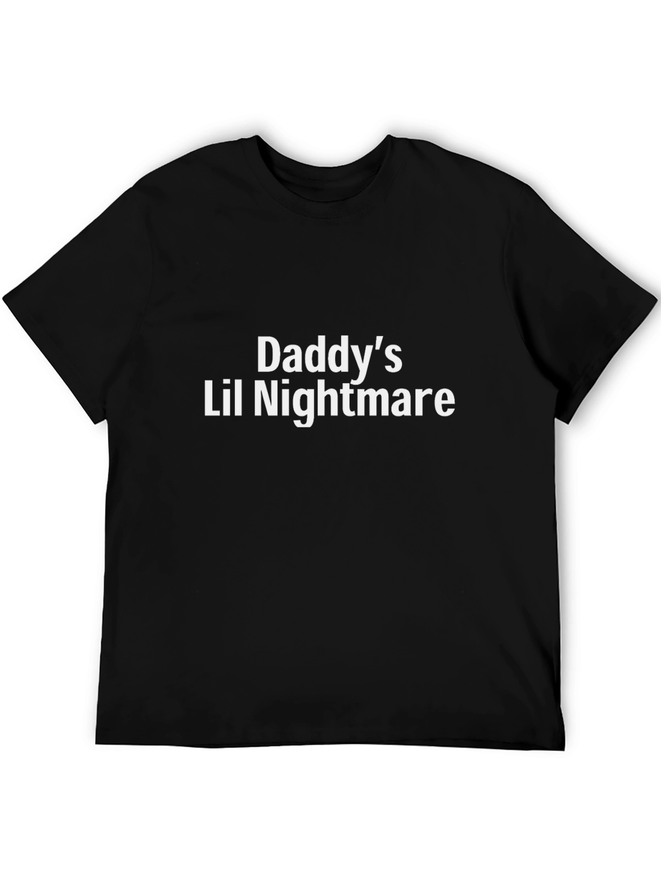 Black Daddy's Lil Nightmare - Funny Graphic Tee view 5