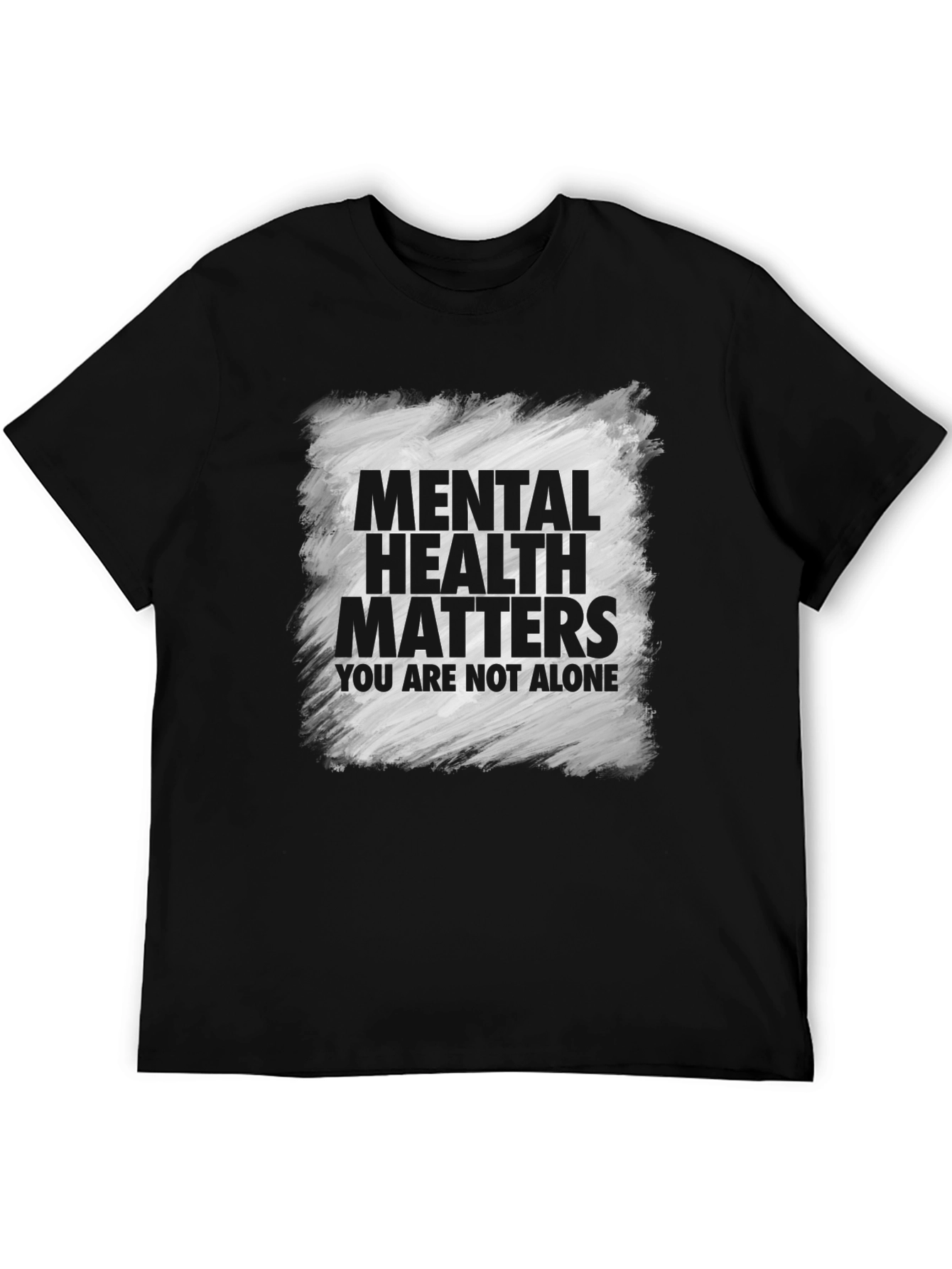 Black Mental Health Matters T-Shirt - You Are Not Alone  view 5