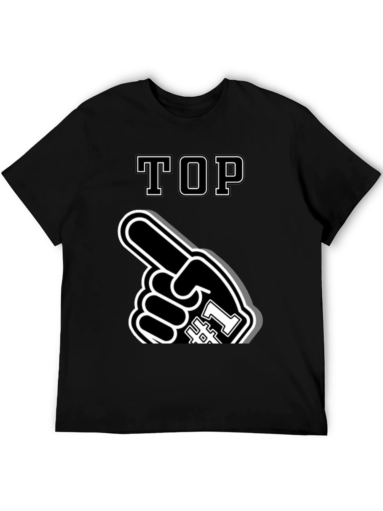 Black Top #1 Fan T-Shirt - Novelty Apparel view 5
