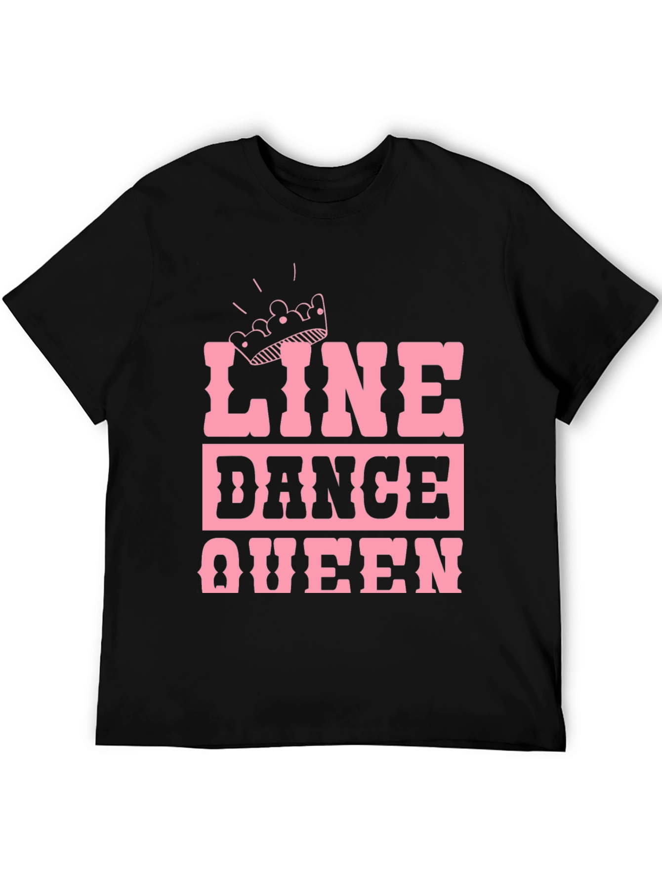 Black Line Dance Queen T-Shirt view 5
