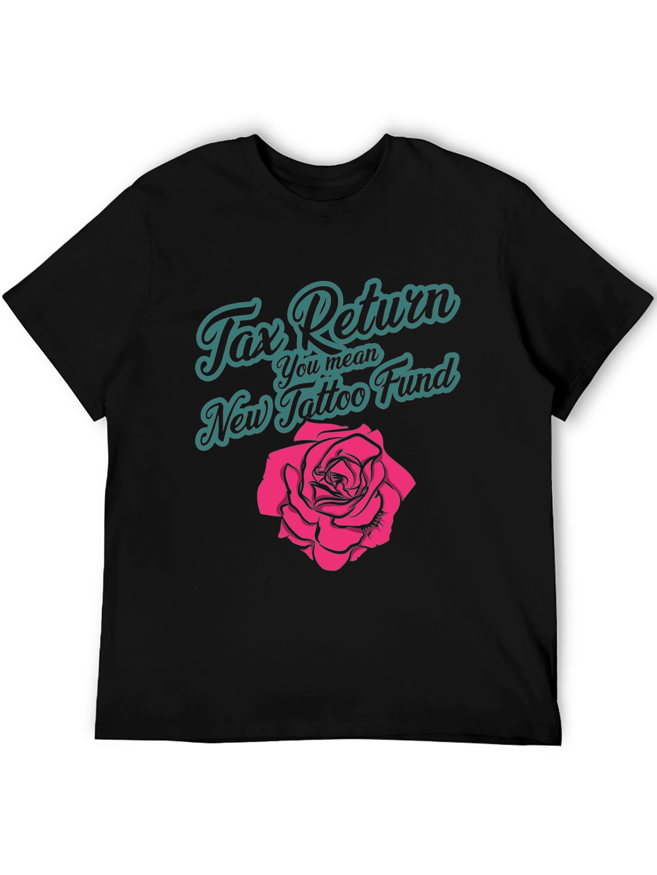 Black Tax Return Tattoo Fund T-Shirt view 5