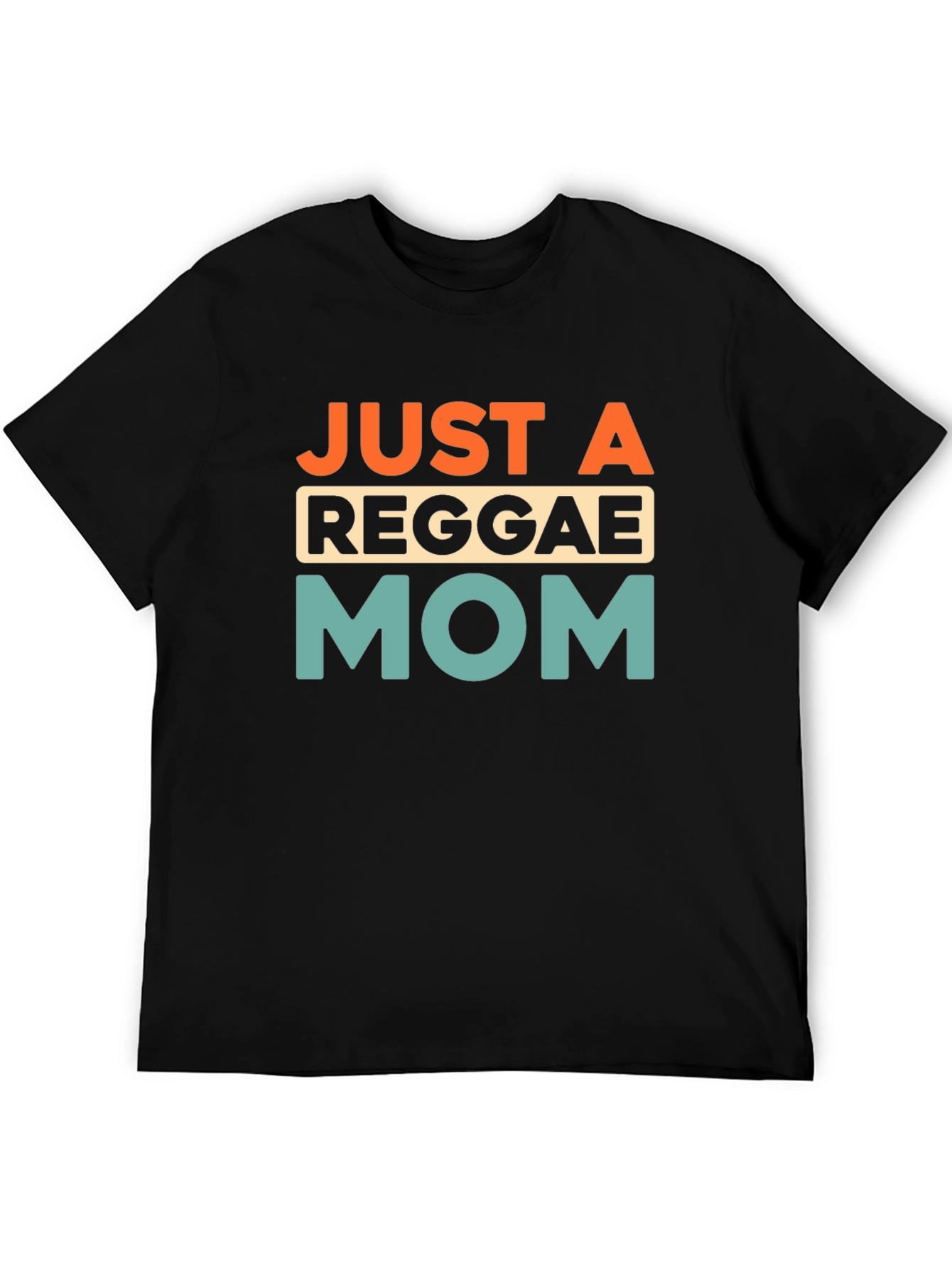 Black Just A Reggae Mom Graphic Tee - Black view 5