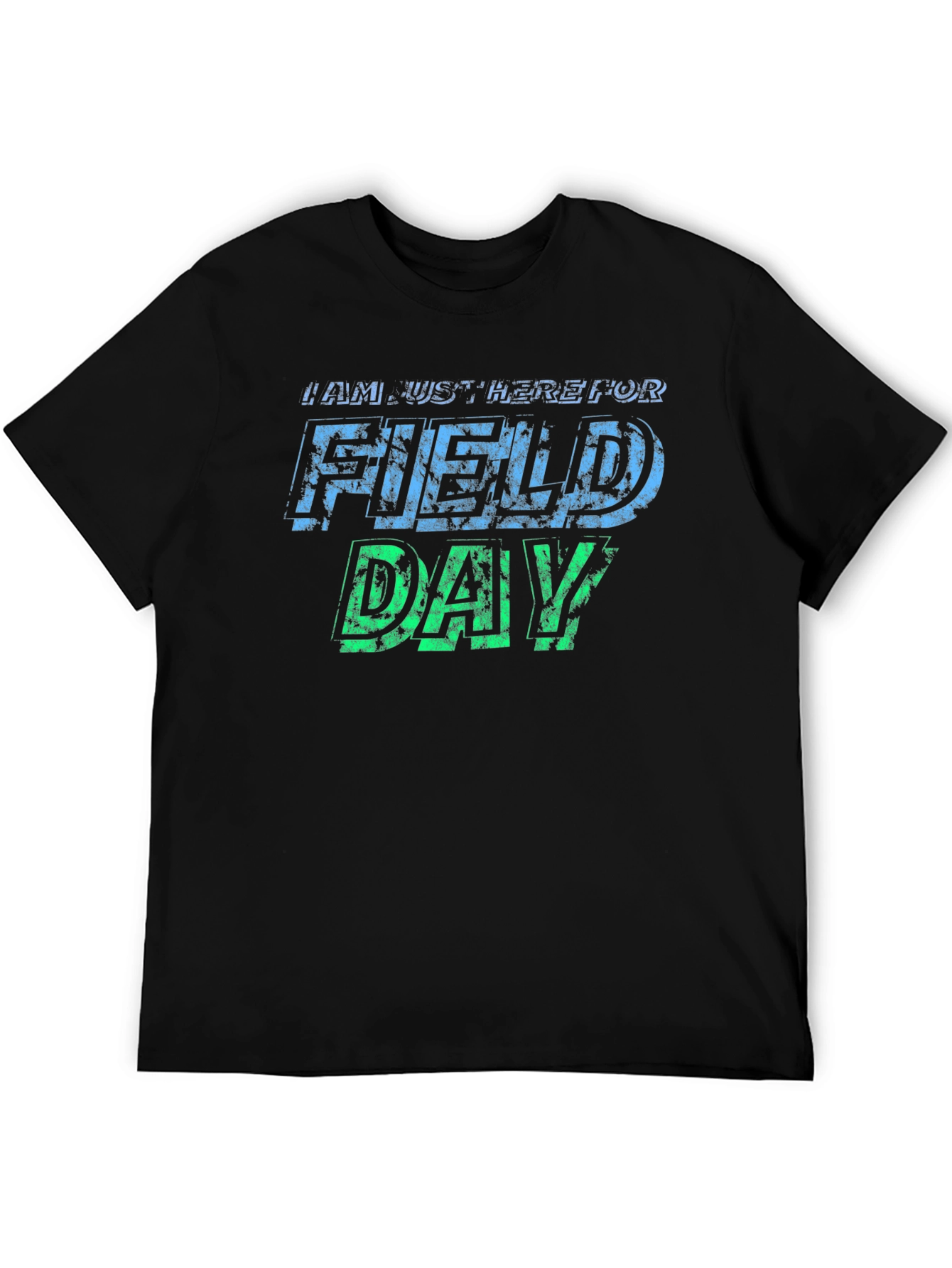 Black Field Day T-Shirt - Novelty Graphic Tee view 5