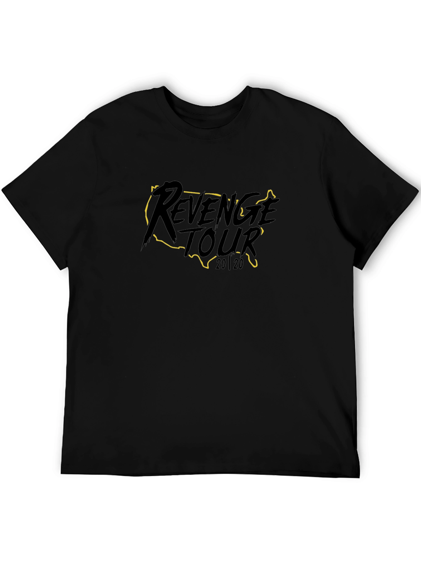 Black Revenge Tour 2020 Black T-Shirt view 5