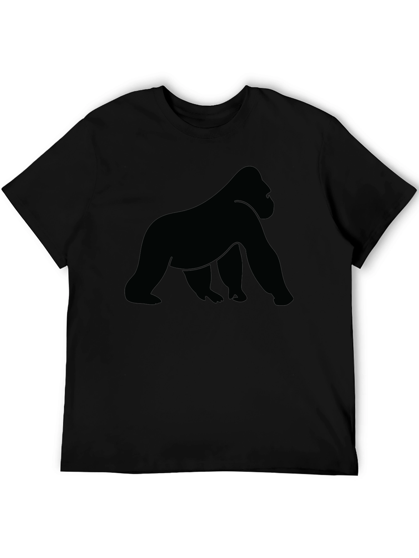 Gorilla Silhouette Black T-Shirt - Classic Fit - 5