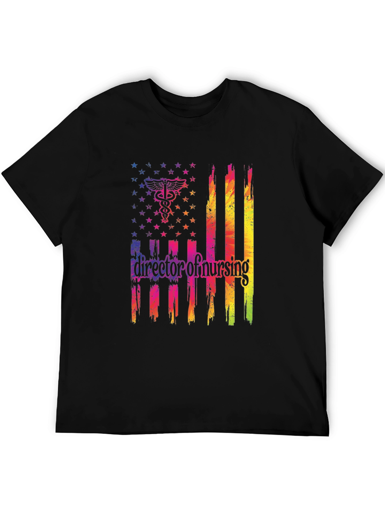 Director of Nursing American Flag Graphic Tee - 5