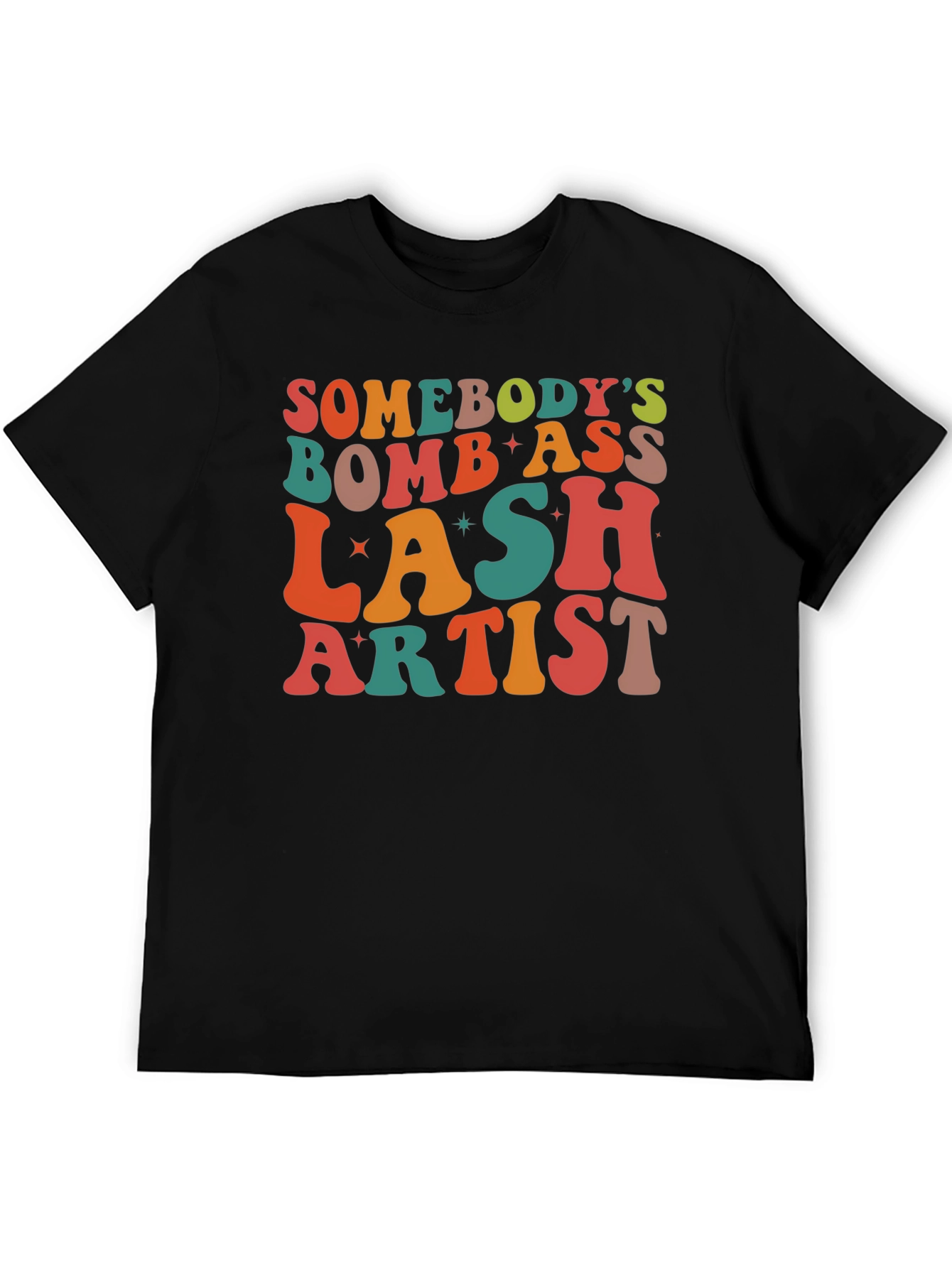 Black Bomb Lash Artist Graphic Tee view 5