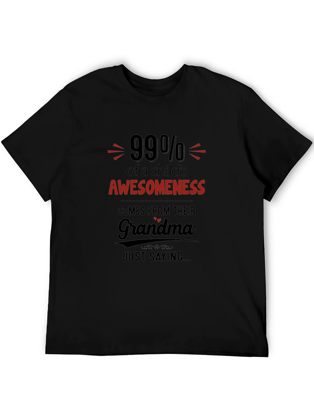 Black Grandma's Awesomeness T-Shirt view 5
