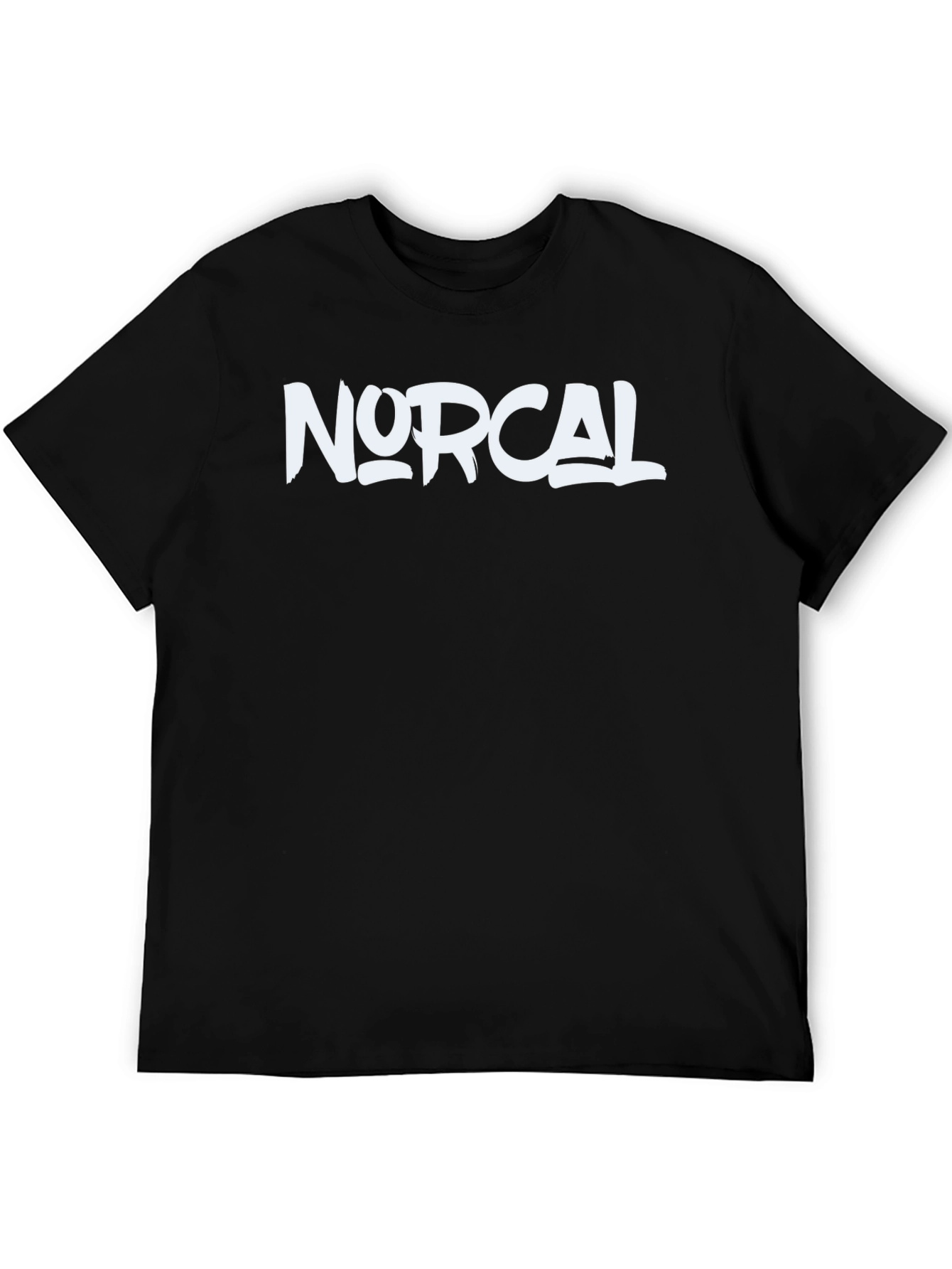Black NorCal Graphic Tee - Black Cotton Crew Neck view 5