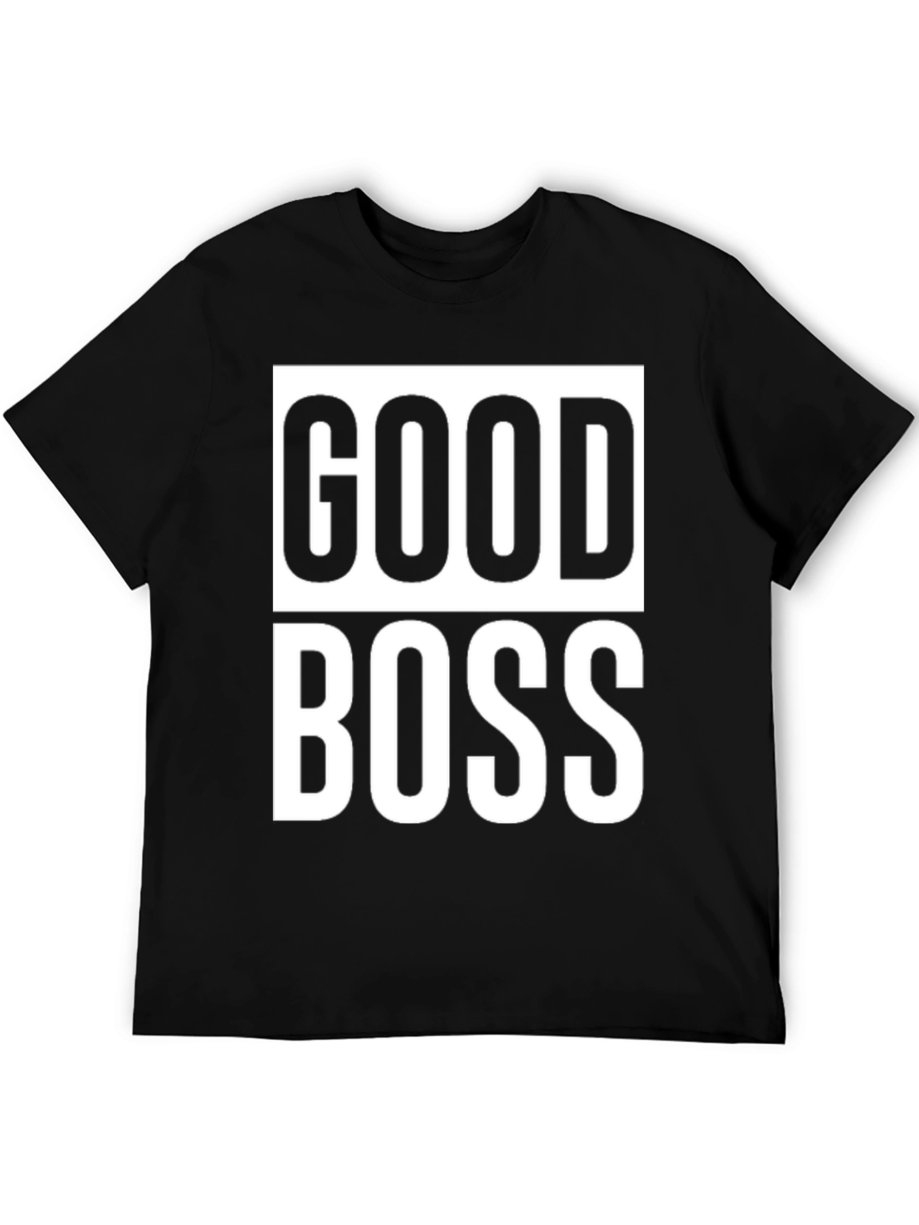Good Boss Graphic T-Shirt - Bold Black Tee - 5
