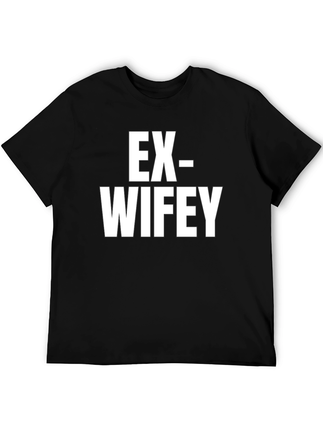 Black Ex-Wifey T-Shirt Funny Divorcee Humor Tee view 5
