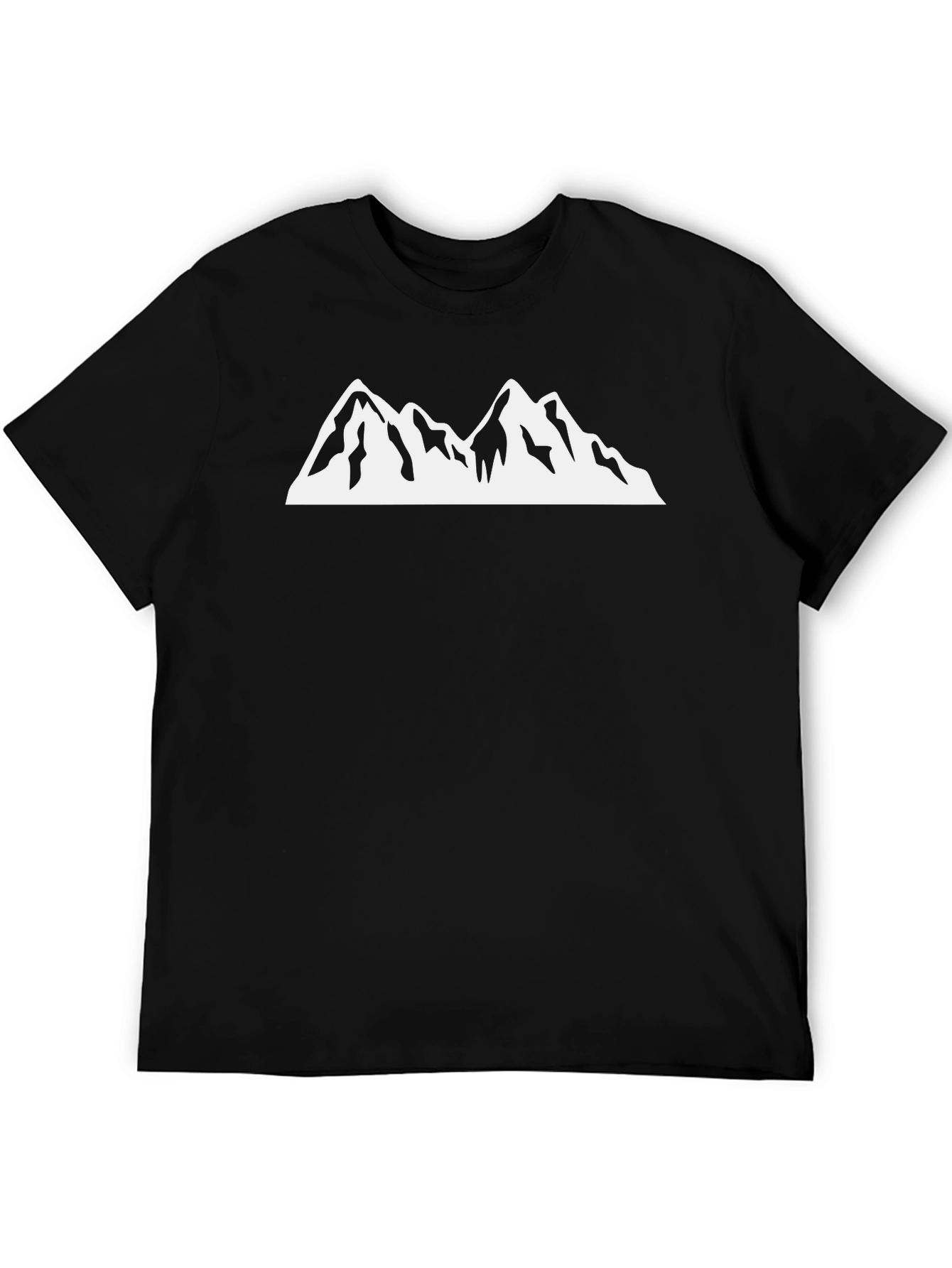 Black Mountain Peak Graphic Tee - Black view 5