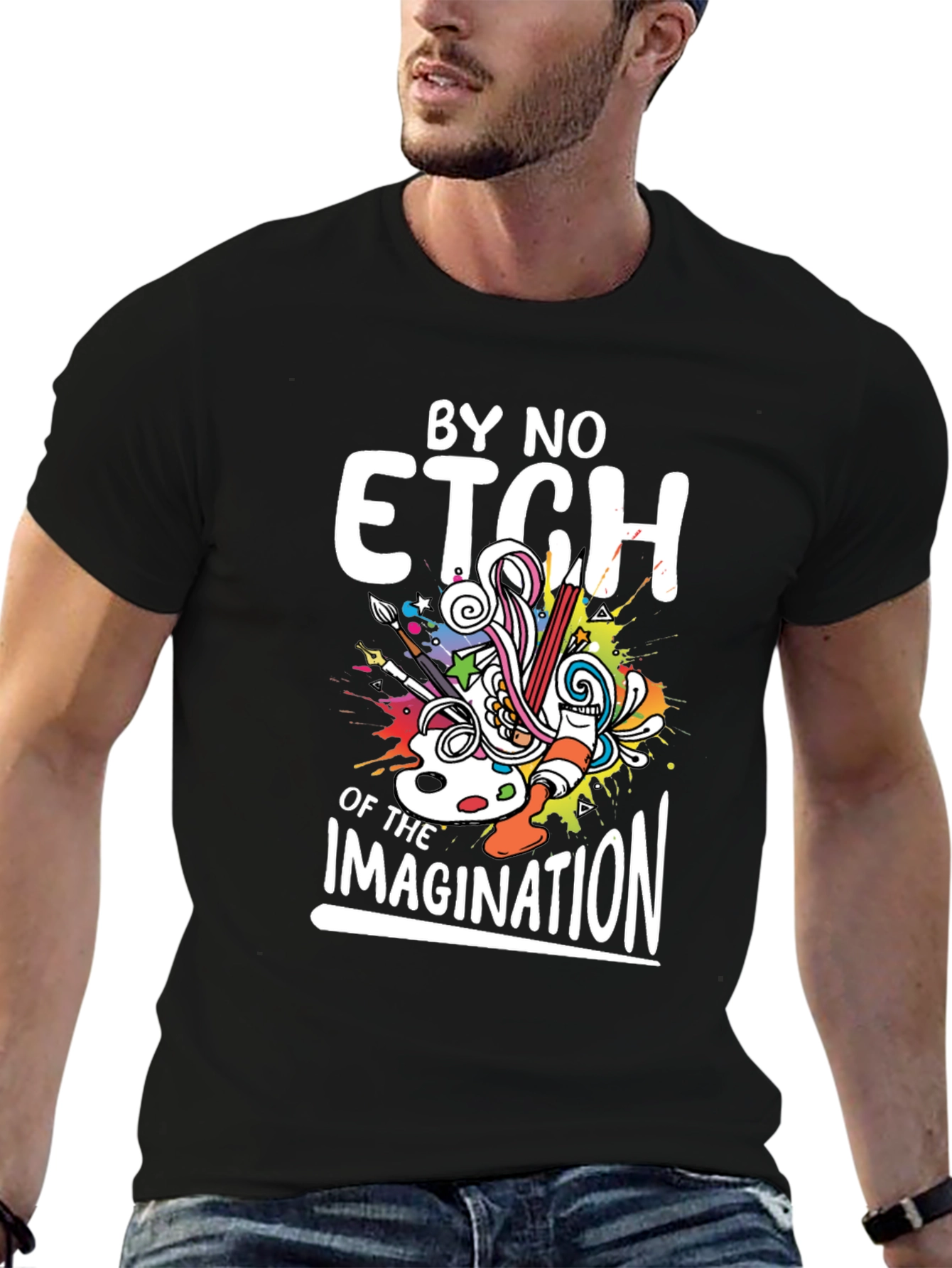Black By No Etch Imagination Graphic Tee view 6