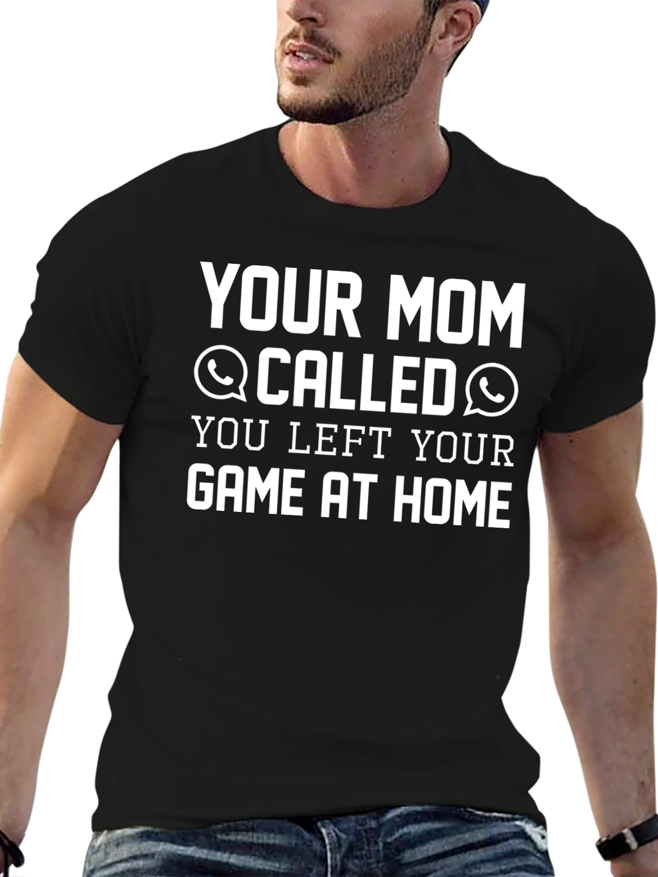 Black Your Mom Called T-Shirt - Gamer Gift view 6