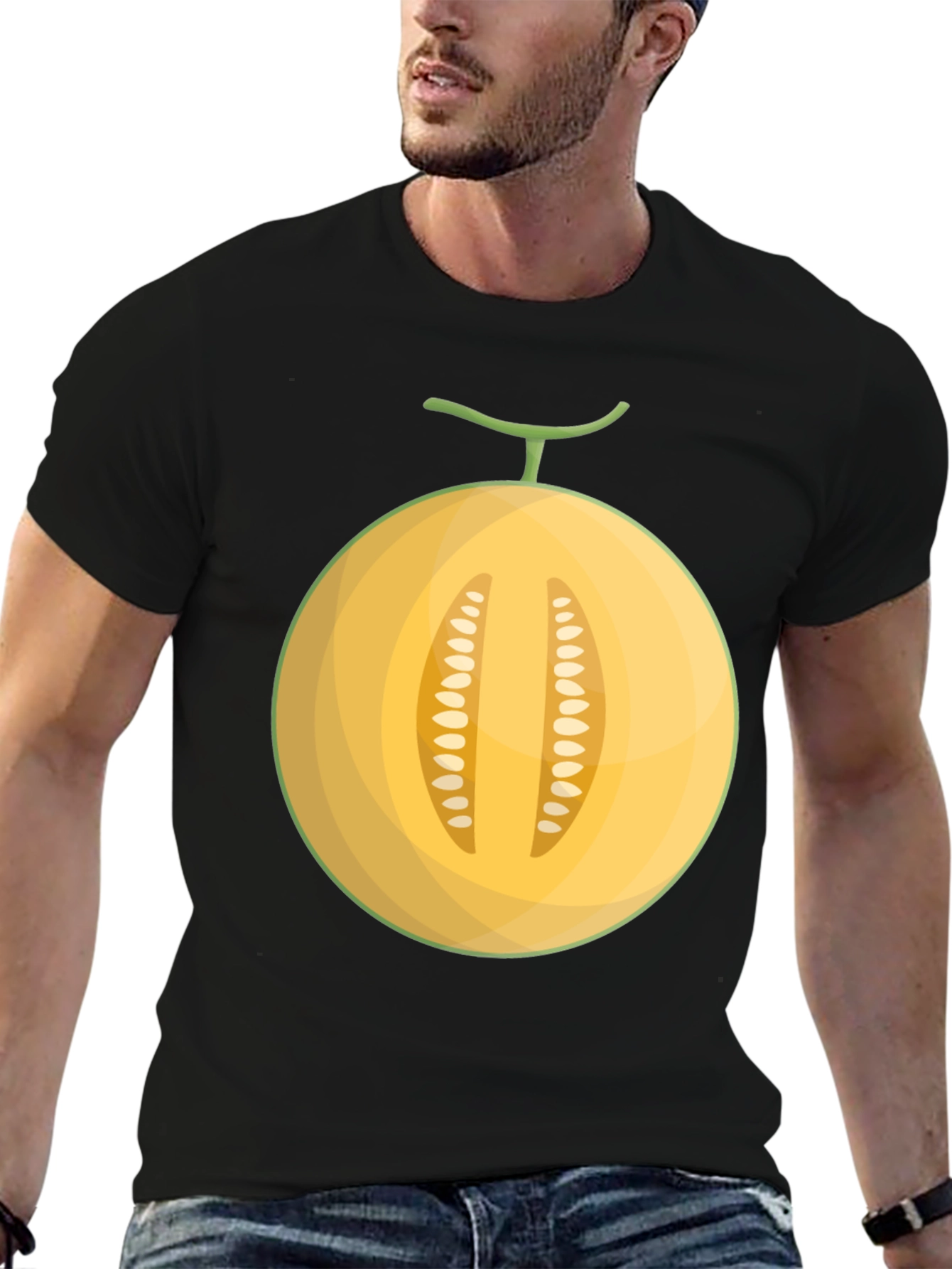 Black Melon Graphic T-Shirt - Fun Summer Wear view 6