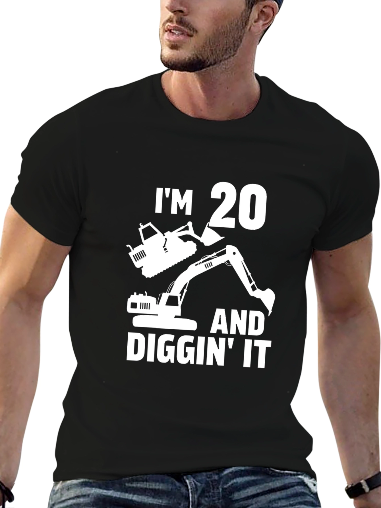 Black I'm 20 and Diggin' It T-Shirt view 6