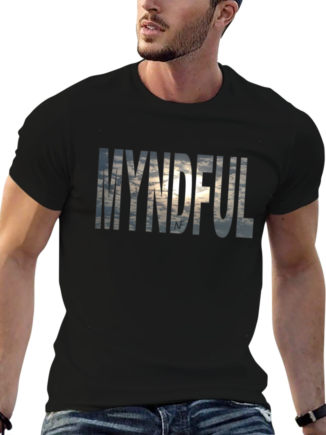 Black Myndful Graphic T-Shirt - Stylish Everyday Wear view 6