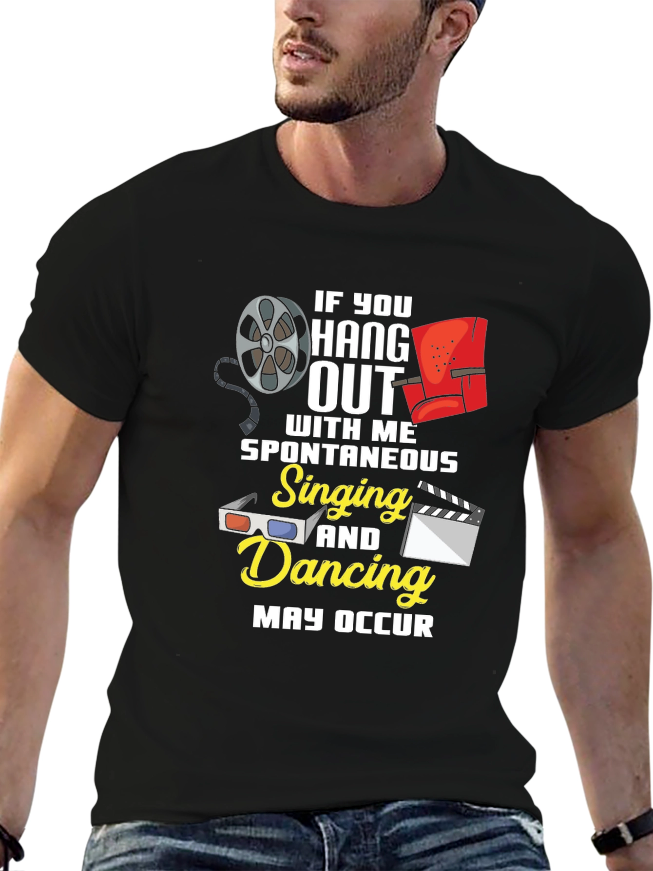 Movie Lover's T-Shirt: Spontaneous Singing & Dancing - 6