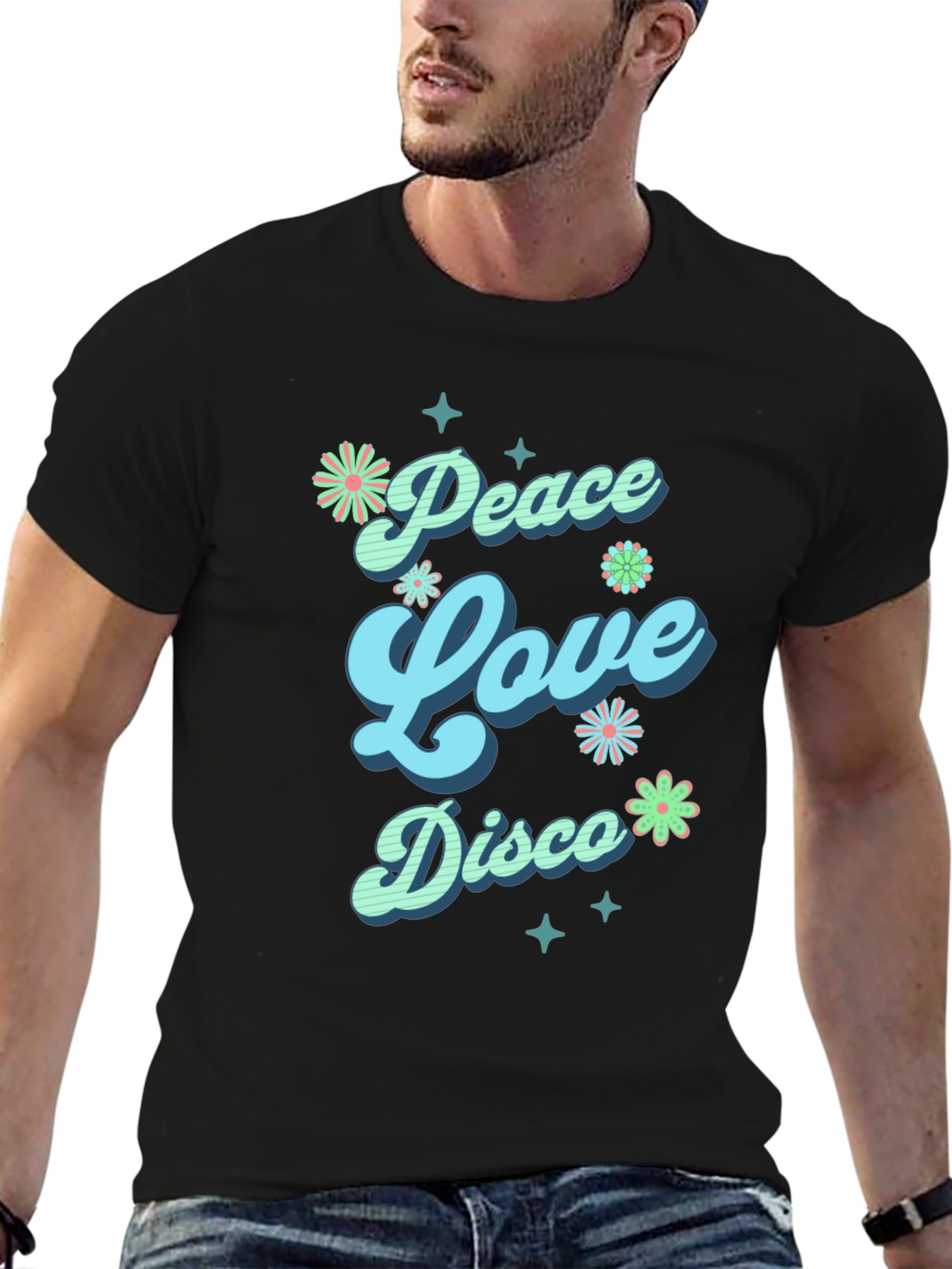 Peace Love Disco Graphic Tee - 6