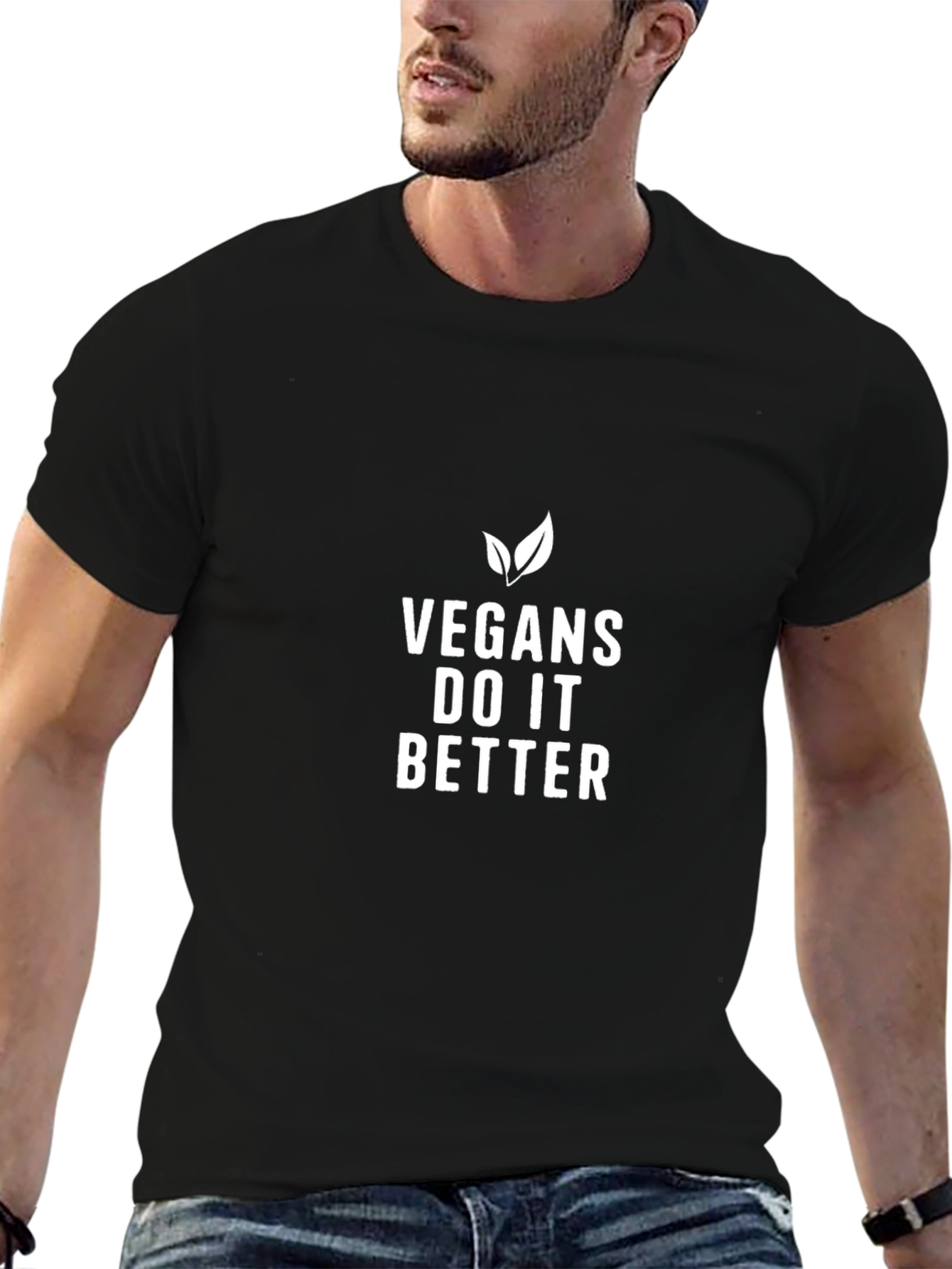 Black Vegan T-Shirt - Do It Better view 6