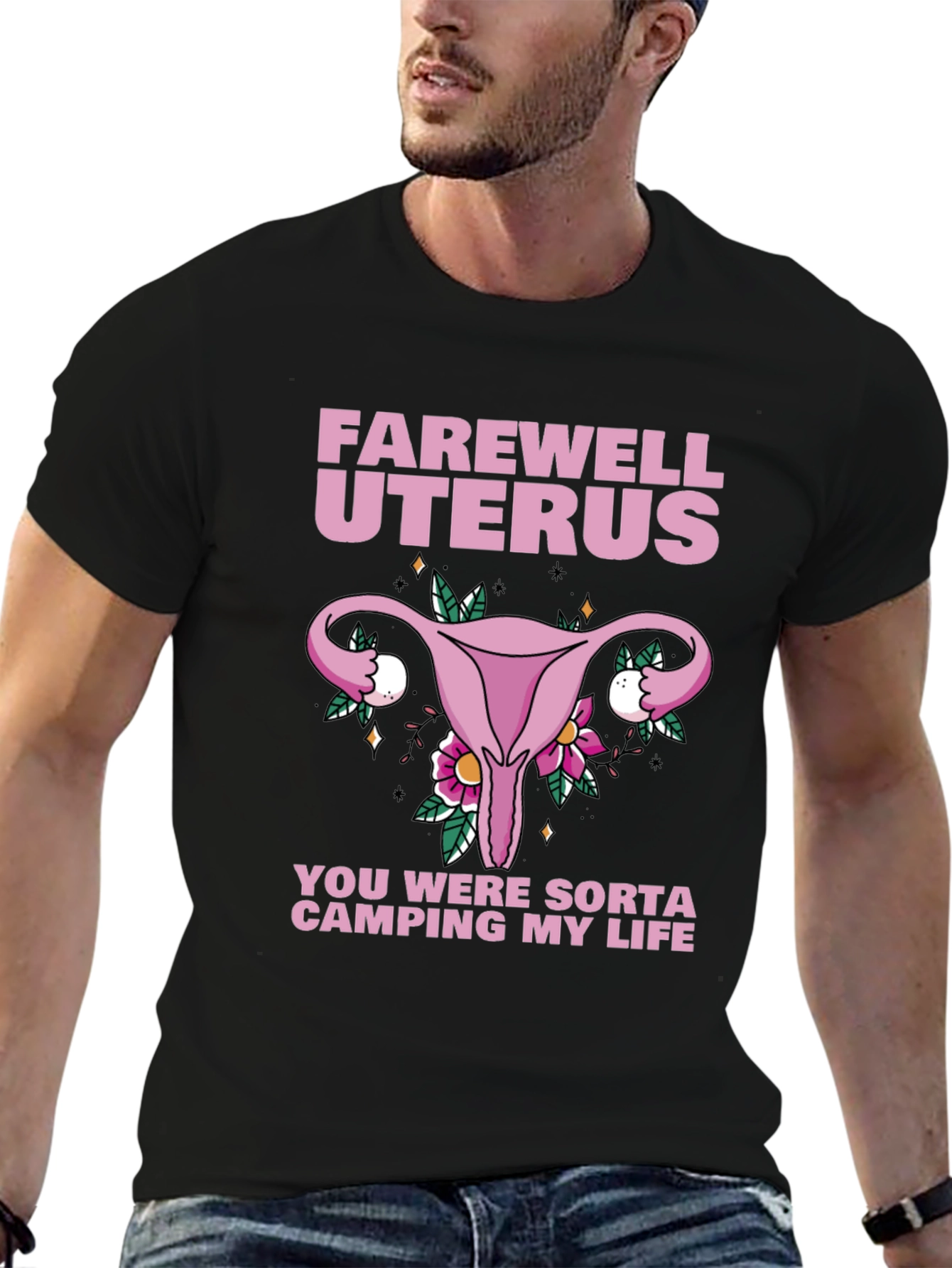 Farewell Uterus Graphic Tee - 6