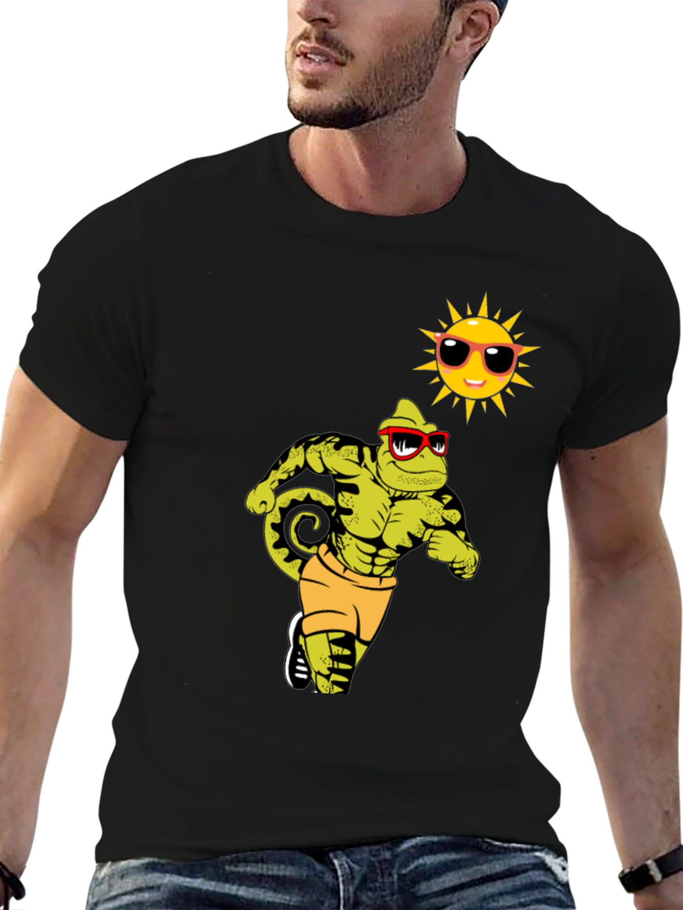 Black Turtle Power Graphic Tee view 6