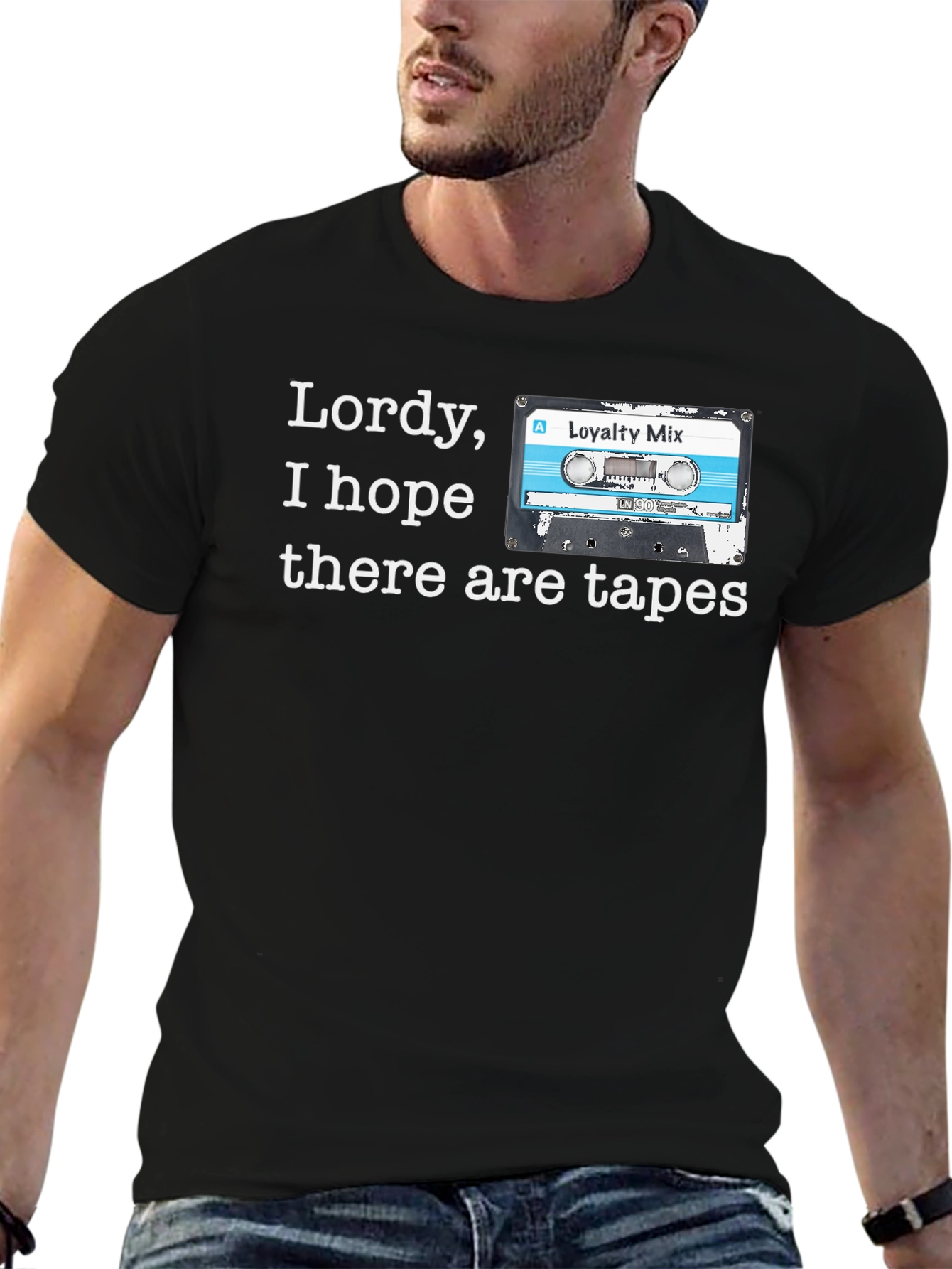 Black Lordy, I Hope There Are Tapes T-Shirt view 6