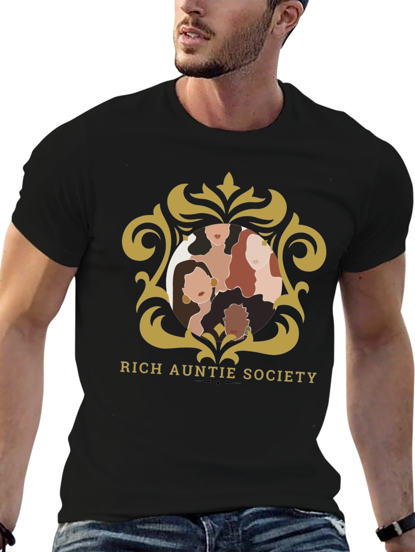 Rich Auntie Society Graphic Tee - 6