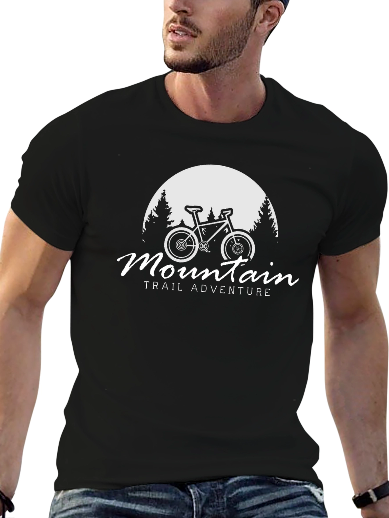 Black Mountain Trail Adventure Graphic T-Shirt view 6