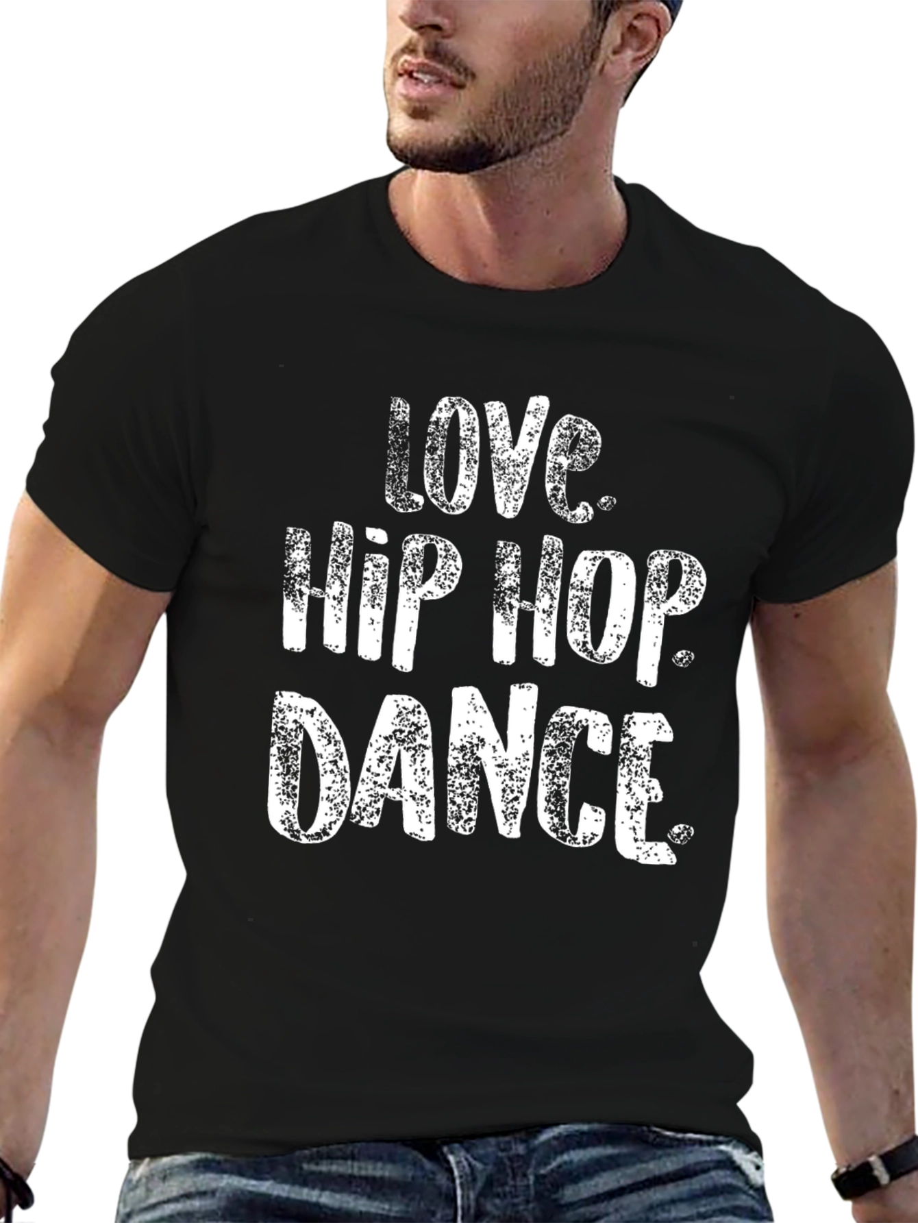 Black Love Hip Hop Dance Graphic T-Shirt view 6