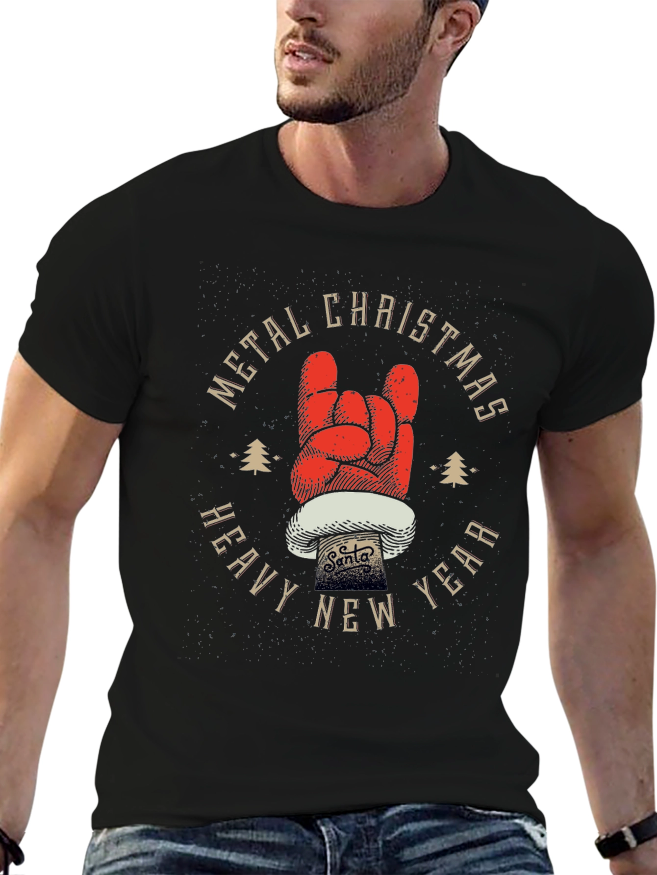 Metal Christmas Heavy New Year T-Shirt - 6