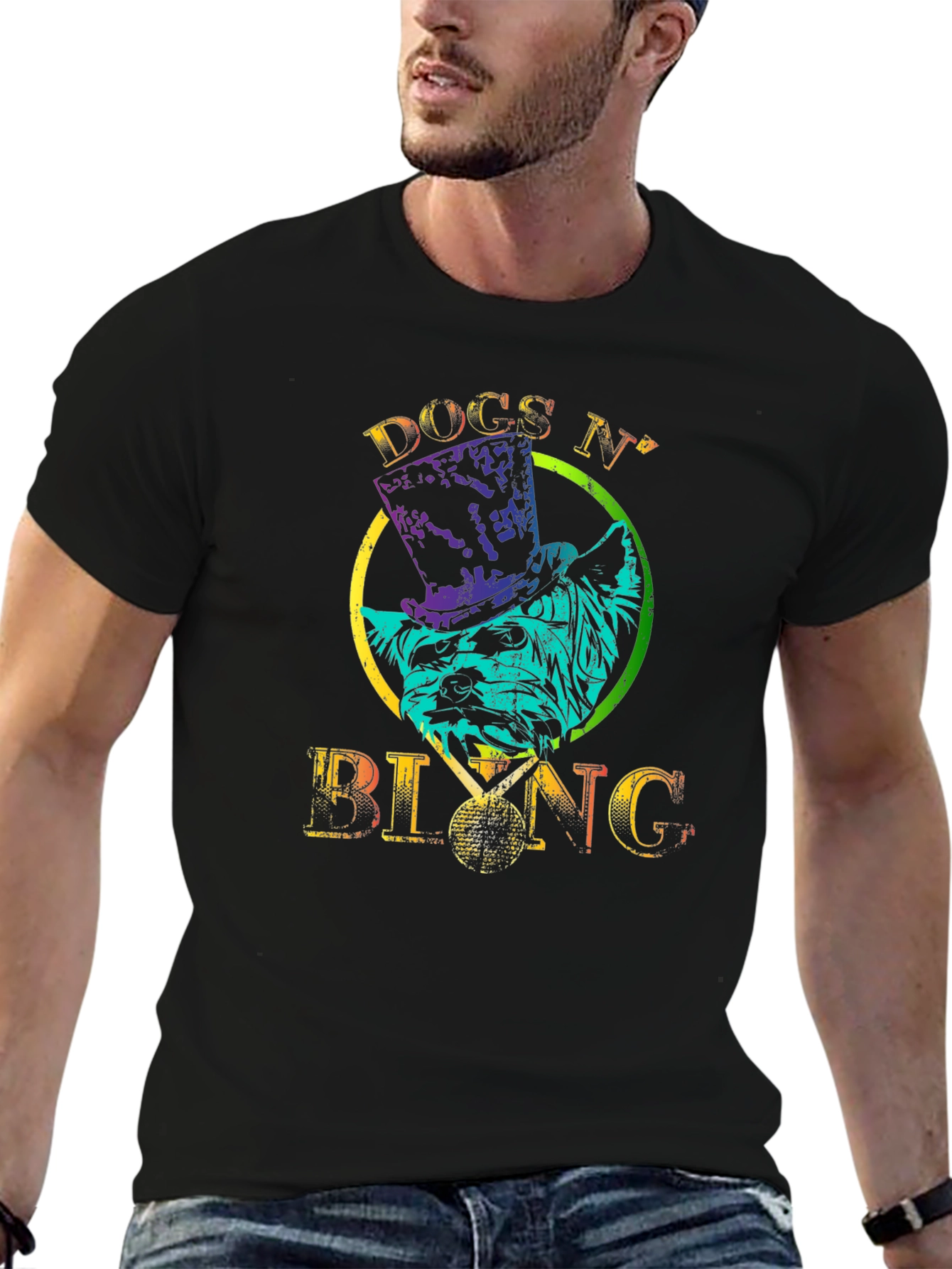 Dogs N' Bling Graphic T-Shirt - 6