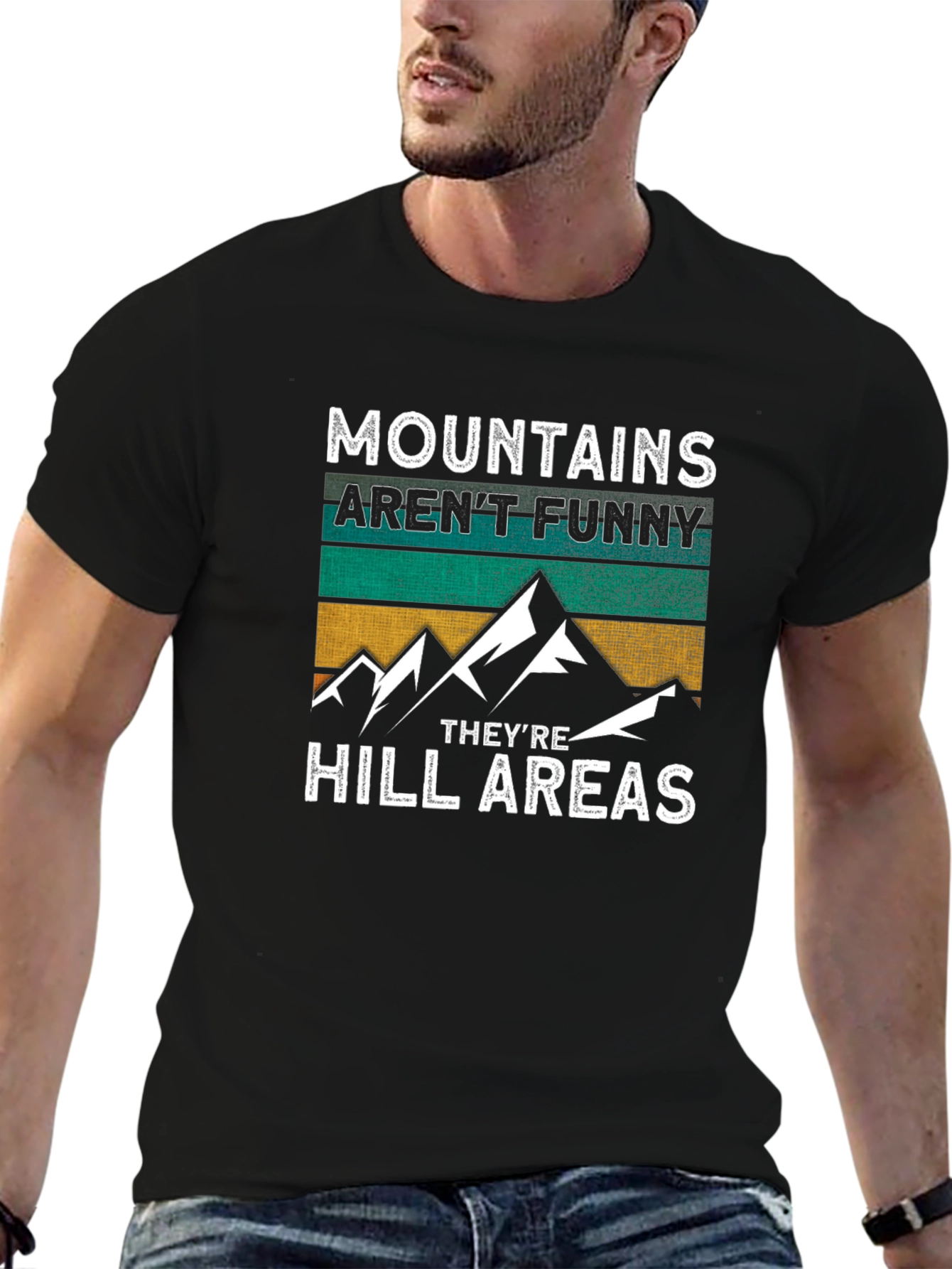 Black Mountains Aren't Funny Graphic Tee view 6