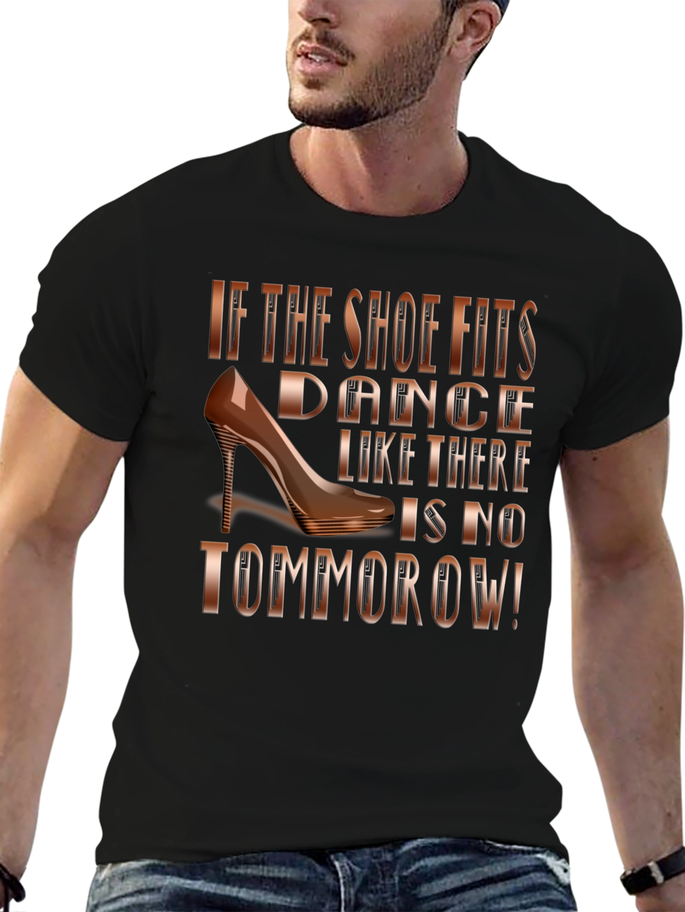 Black Dance Like There's No Tomorrow T-Shirt view 6