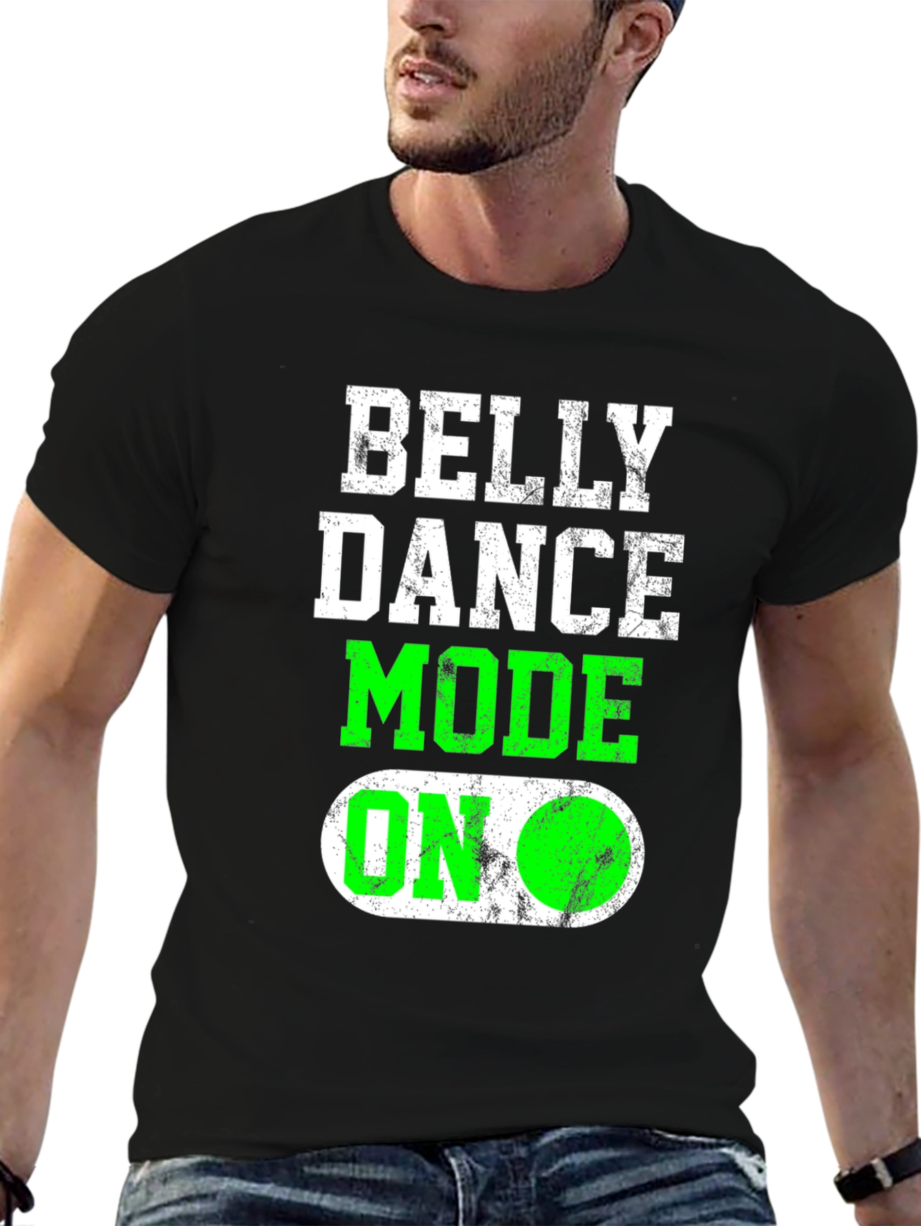 Black Belly Dance Mode On T-Shirt Funny Gift view 6
