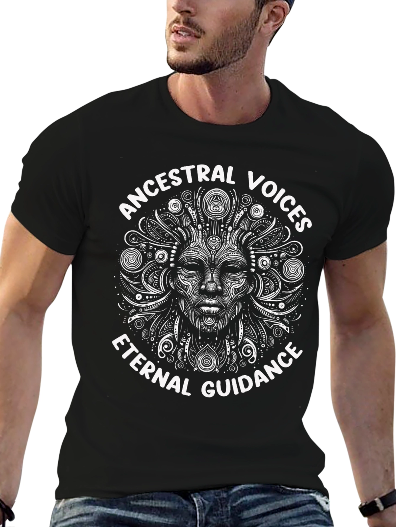 Ancestral Voices T-Shirt - Eternal Guidance Design - 6