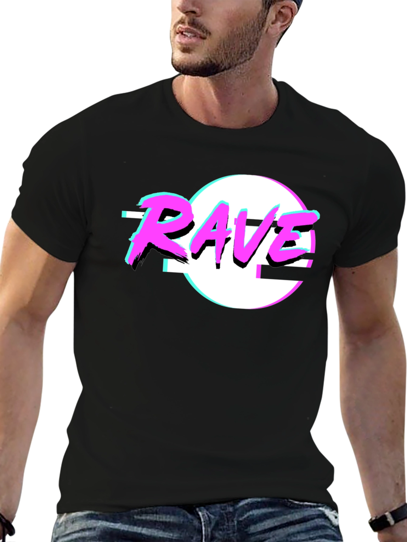 Rave Retro T-Shirt - 80s Neon Design - 6