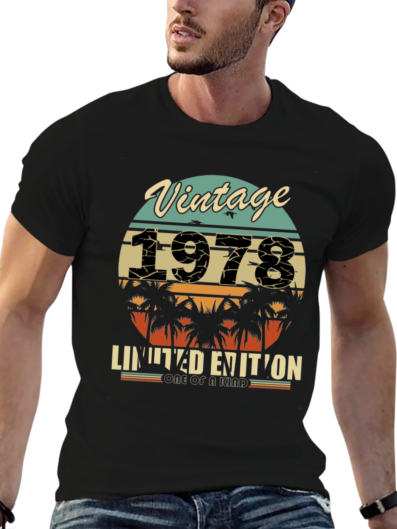 Black Vintage 1978 Limited Edition T-Shirt view 6