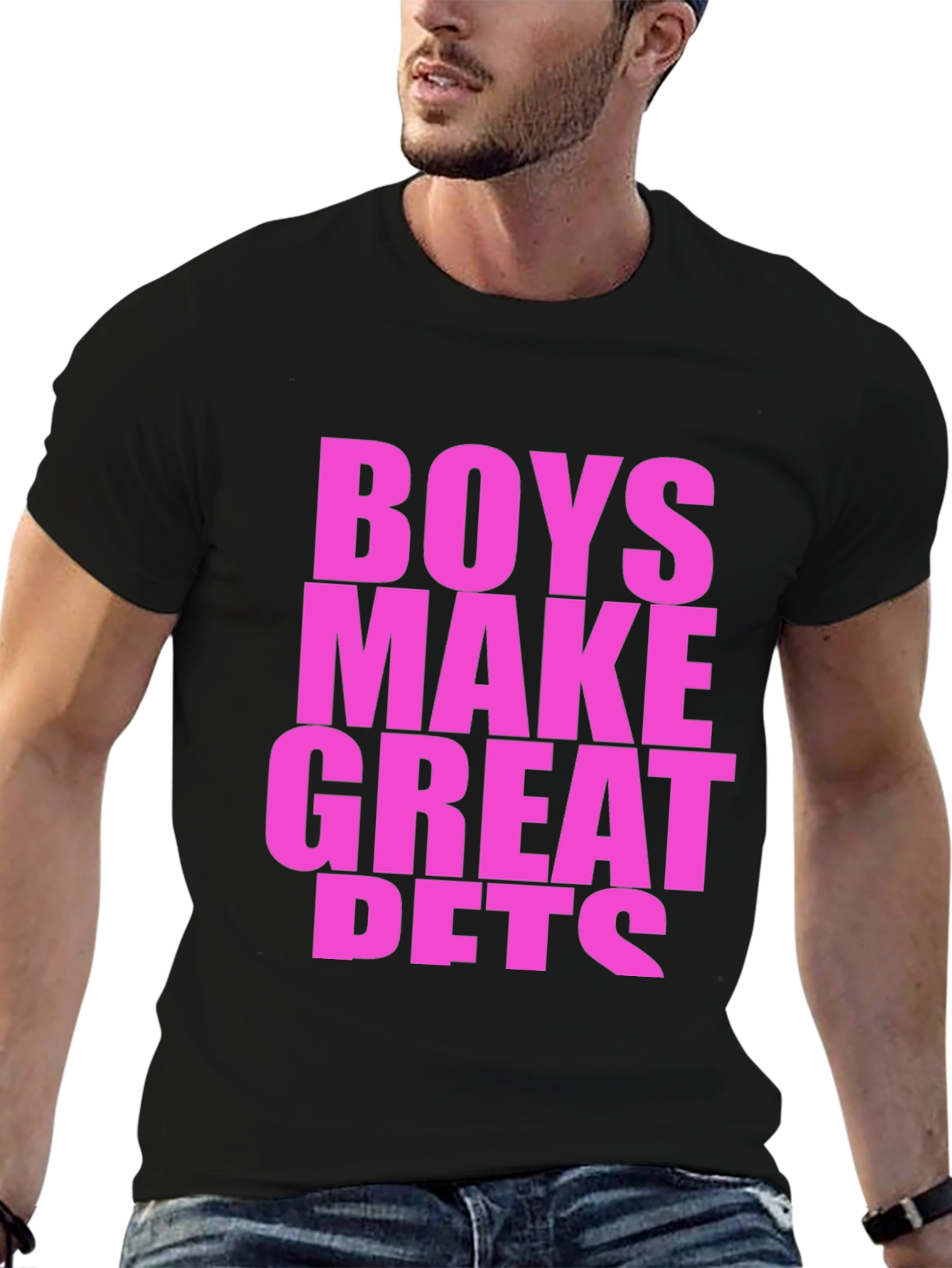 Black Boys Make Great Pets Graphic Tee view 6